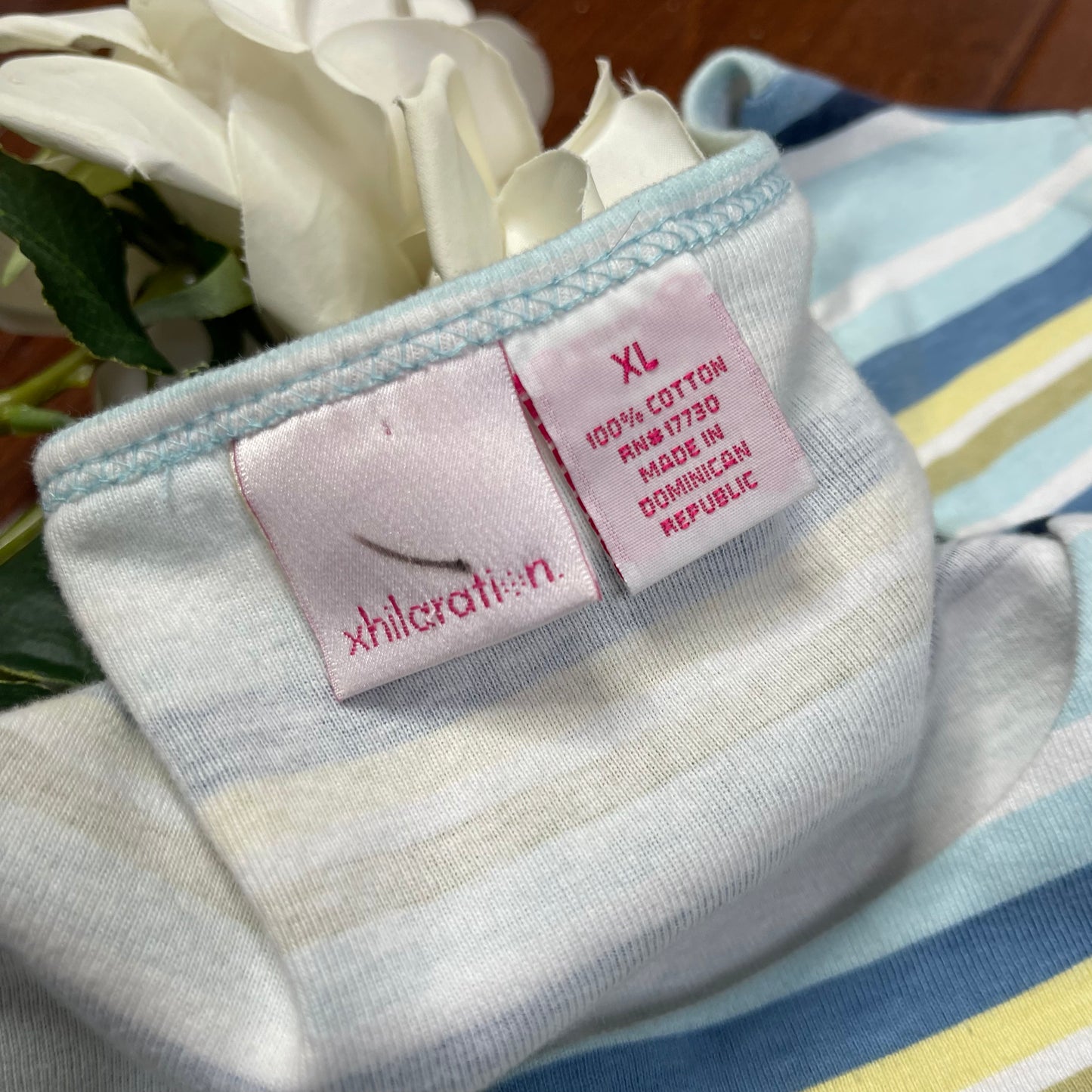 VINTAGE Y2K STRIPED TEE