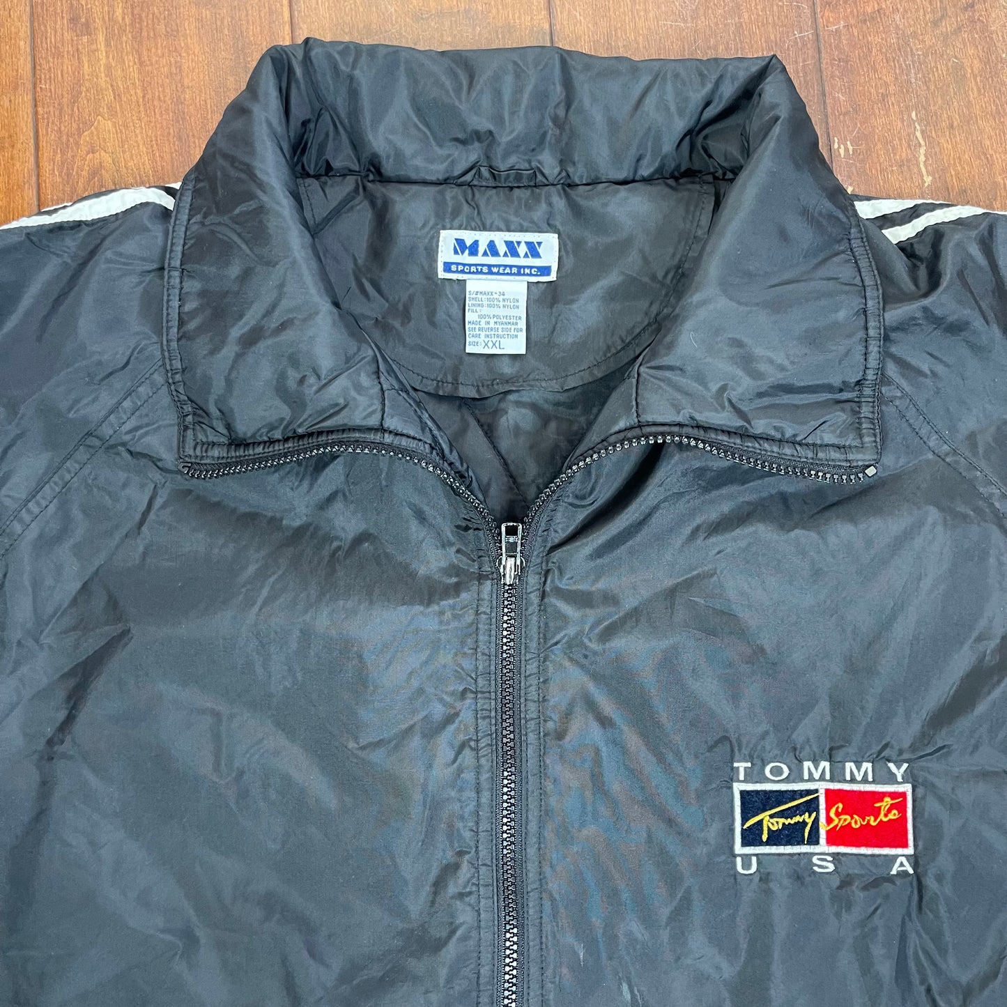 VINTAGE 90’S TOMMY USA SPORTS ZIP-UP JACKET