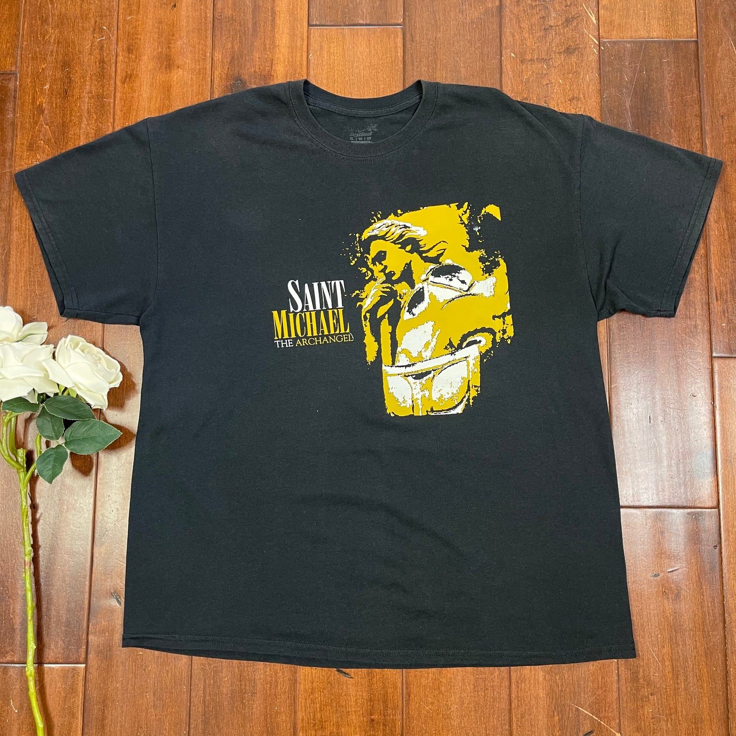 THRIFTED SAINT MICHAEL THE ARCHANGEL T-SHIRT