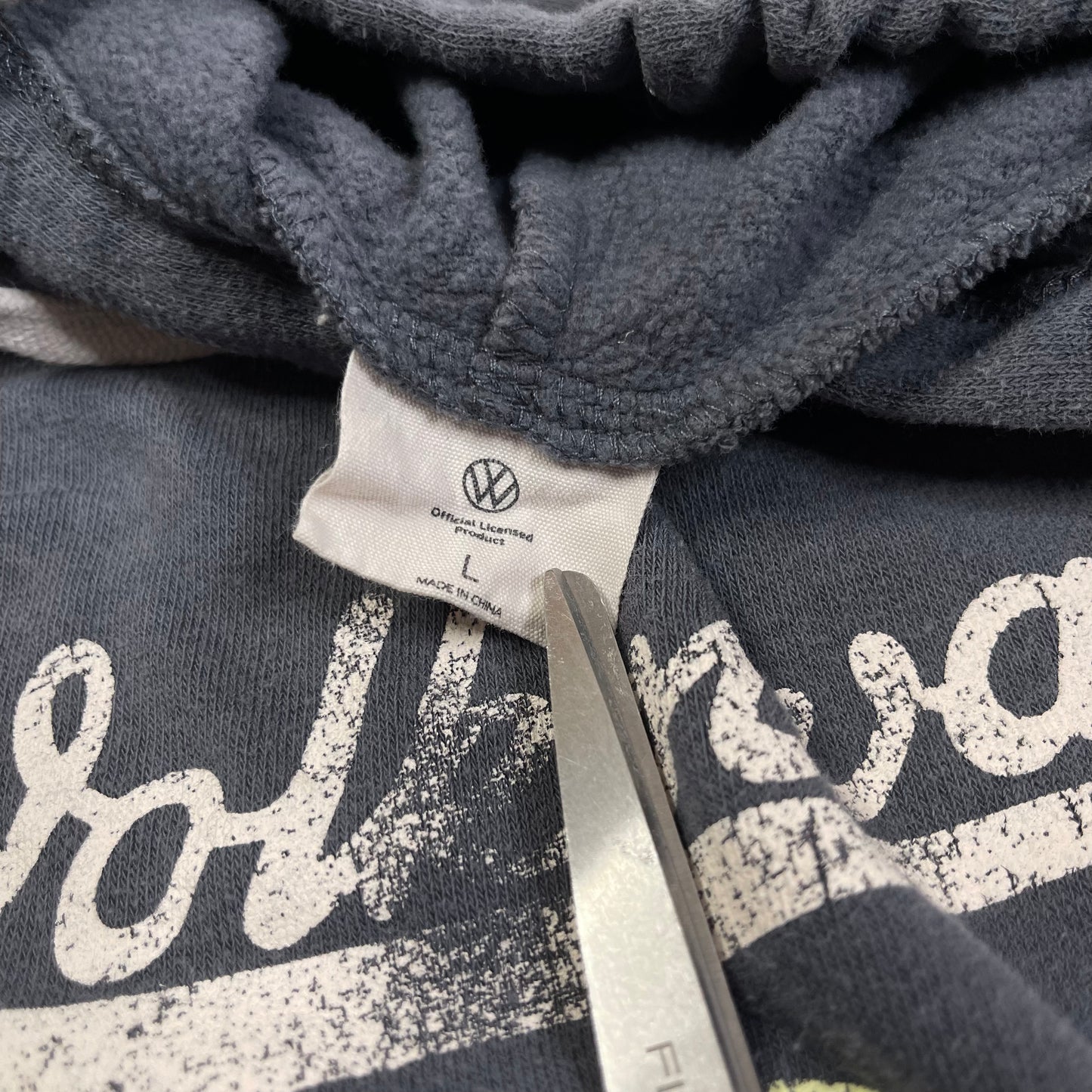 THRIFTED VOLKSWAGEN LICENSED CROPPED HOODIE
