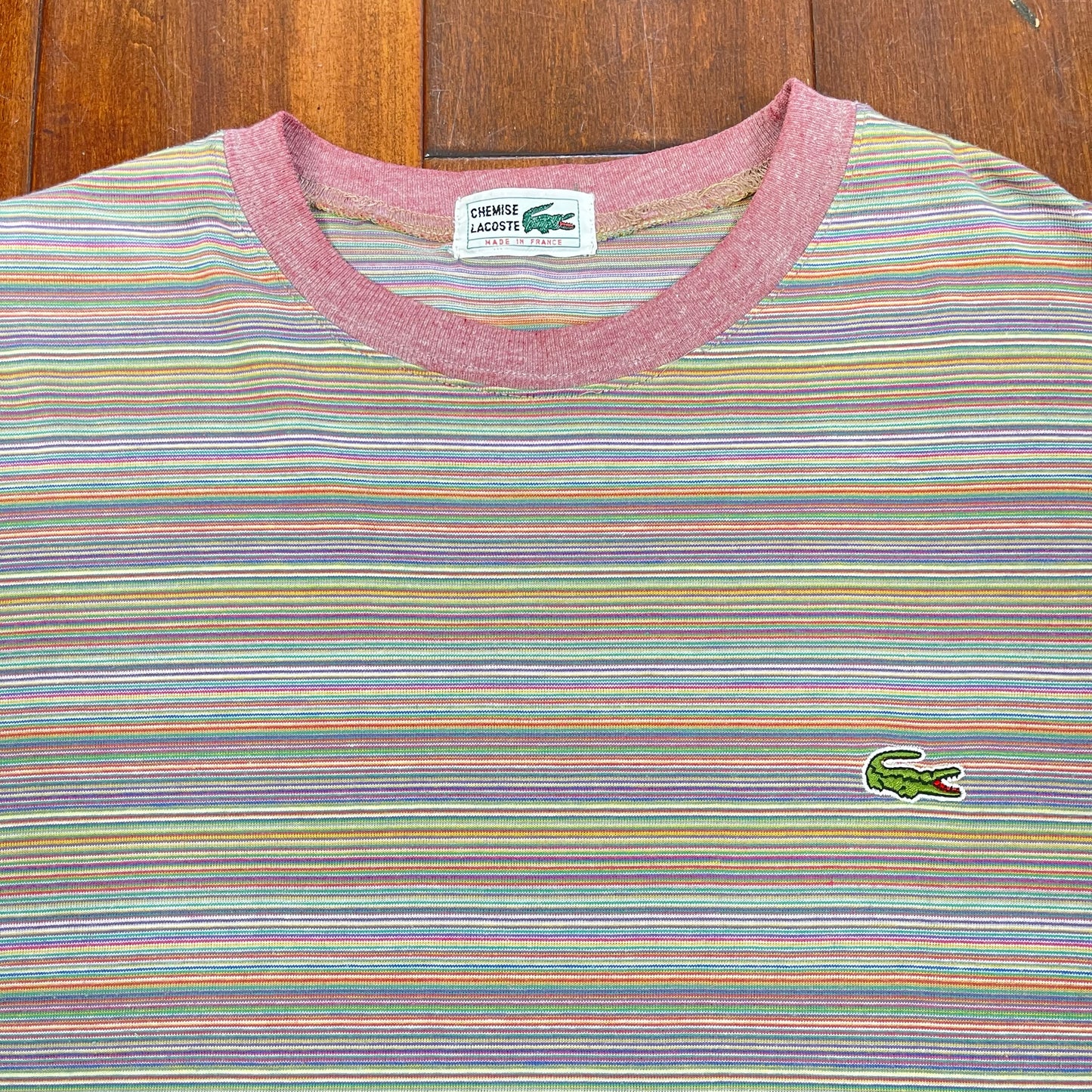 VINTAGE LACOSTE STRIPED T-SHIRT