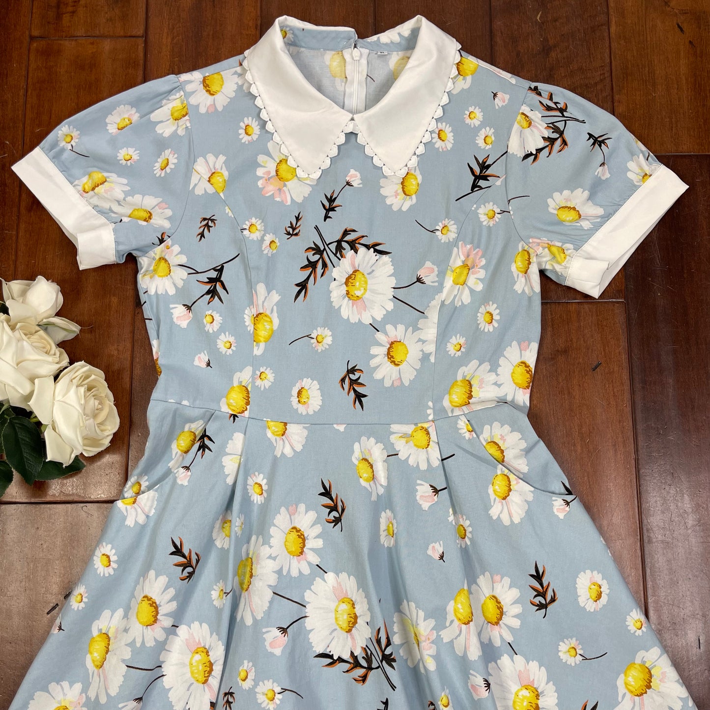 THRIFTED DAISY TWRIL DRESS