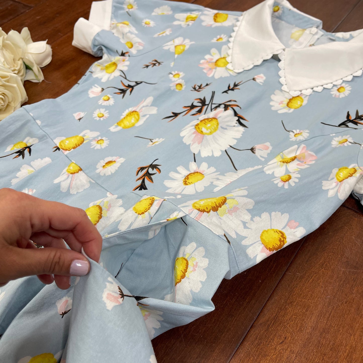 THRIFTED DAISY TWRIL DRESS