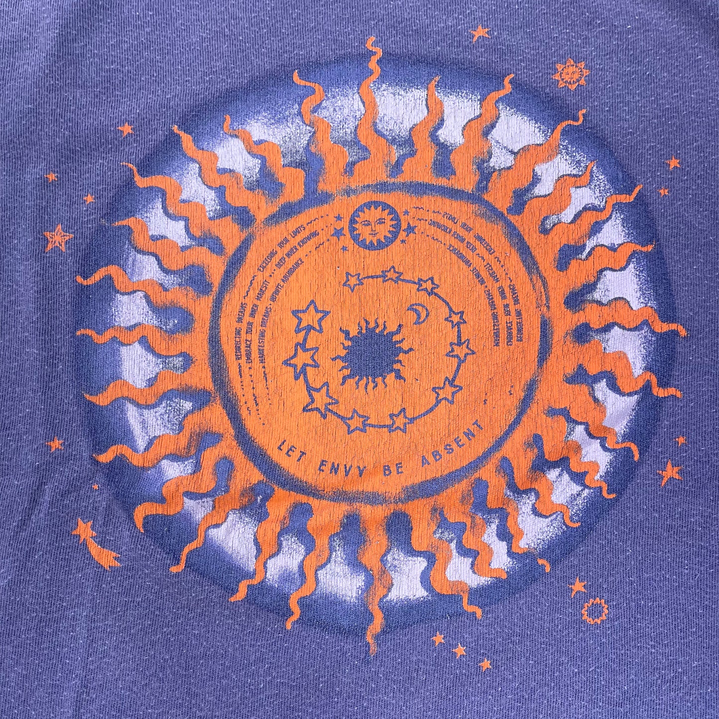 THRIFTED “LET ENVY BE ABSENT” BDG BOXED TEE