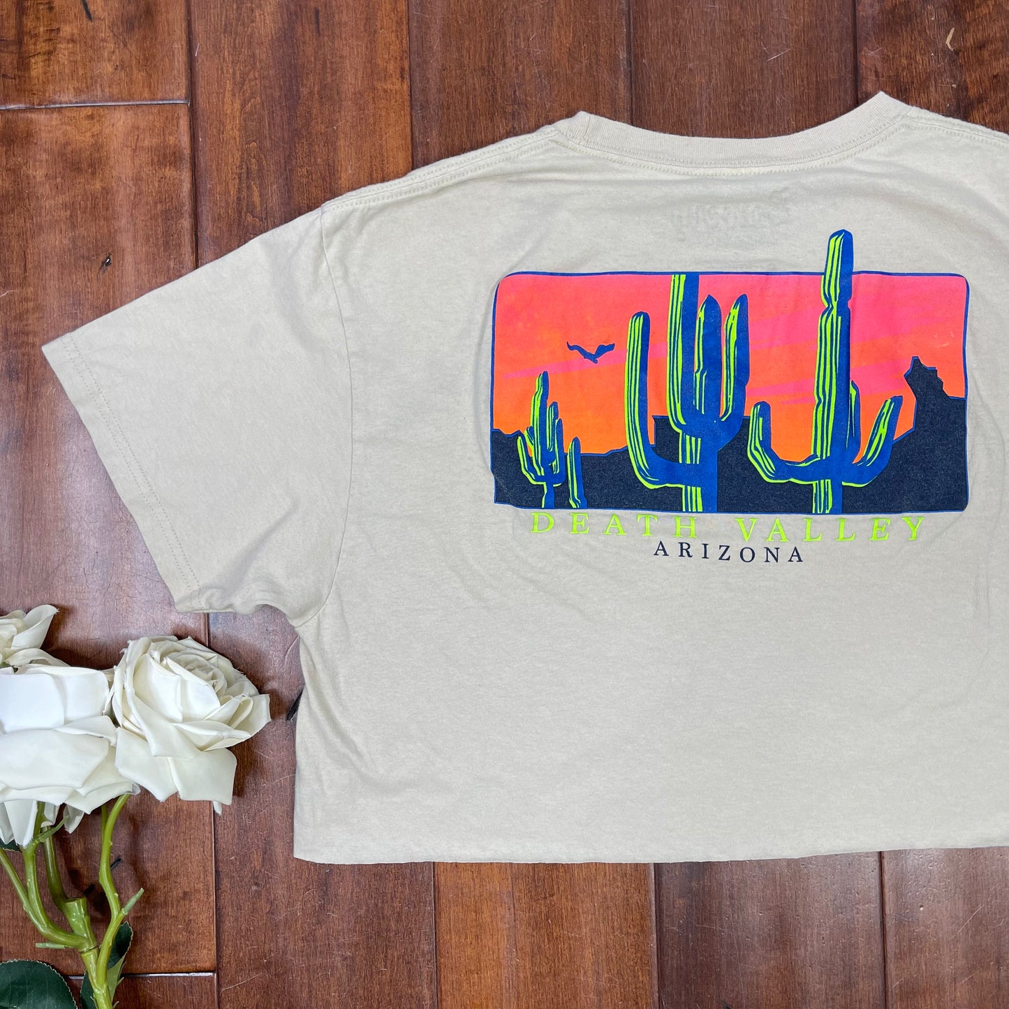 THRIFTED DEATH VALLEY ARIZONA CUT-UP TEE