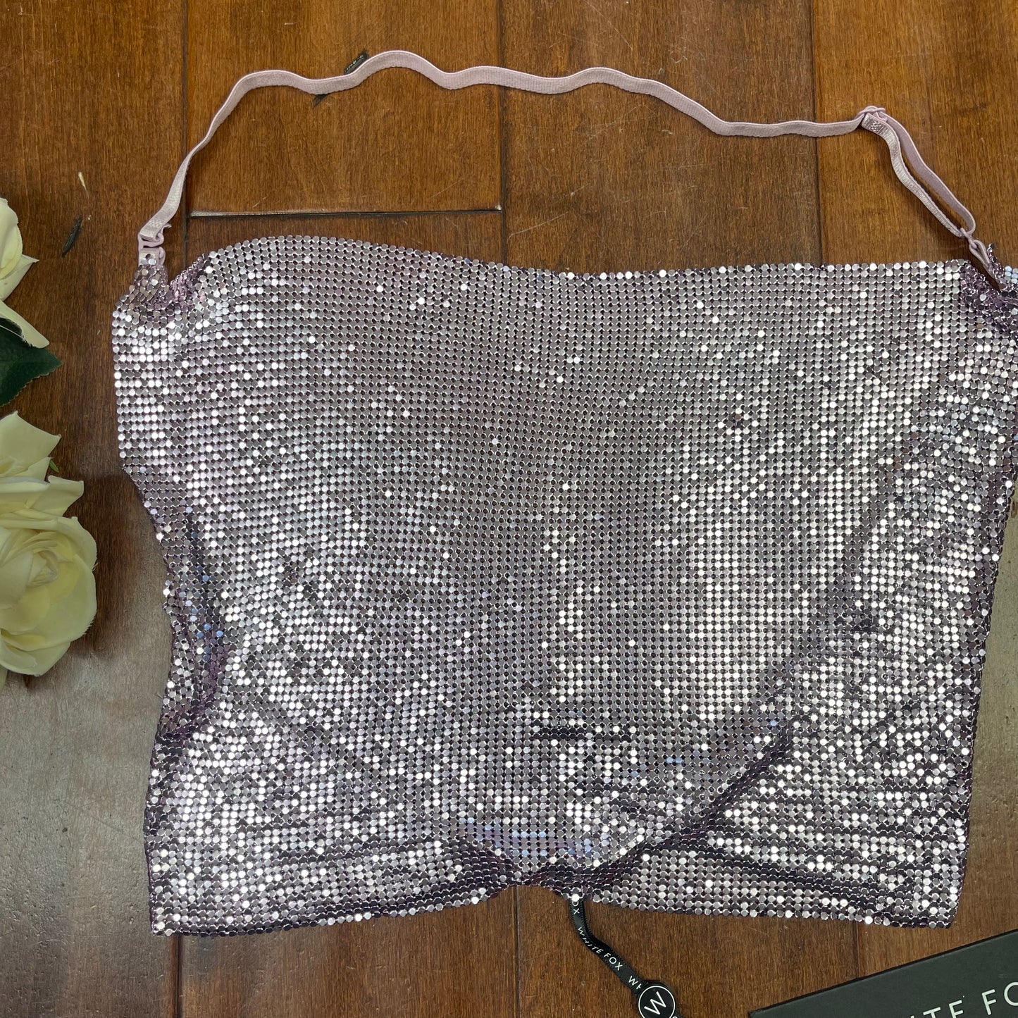 THRIFTED CHAINMAIL SEQUENCED TOP