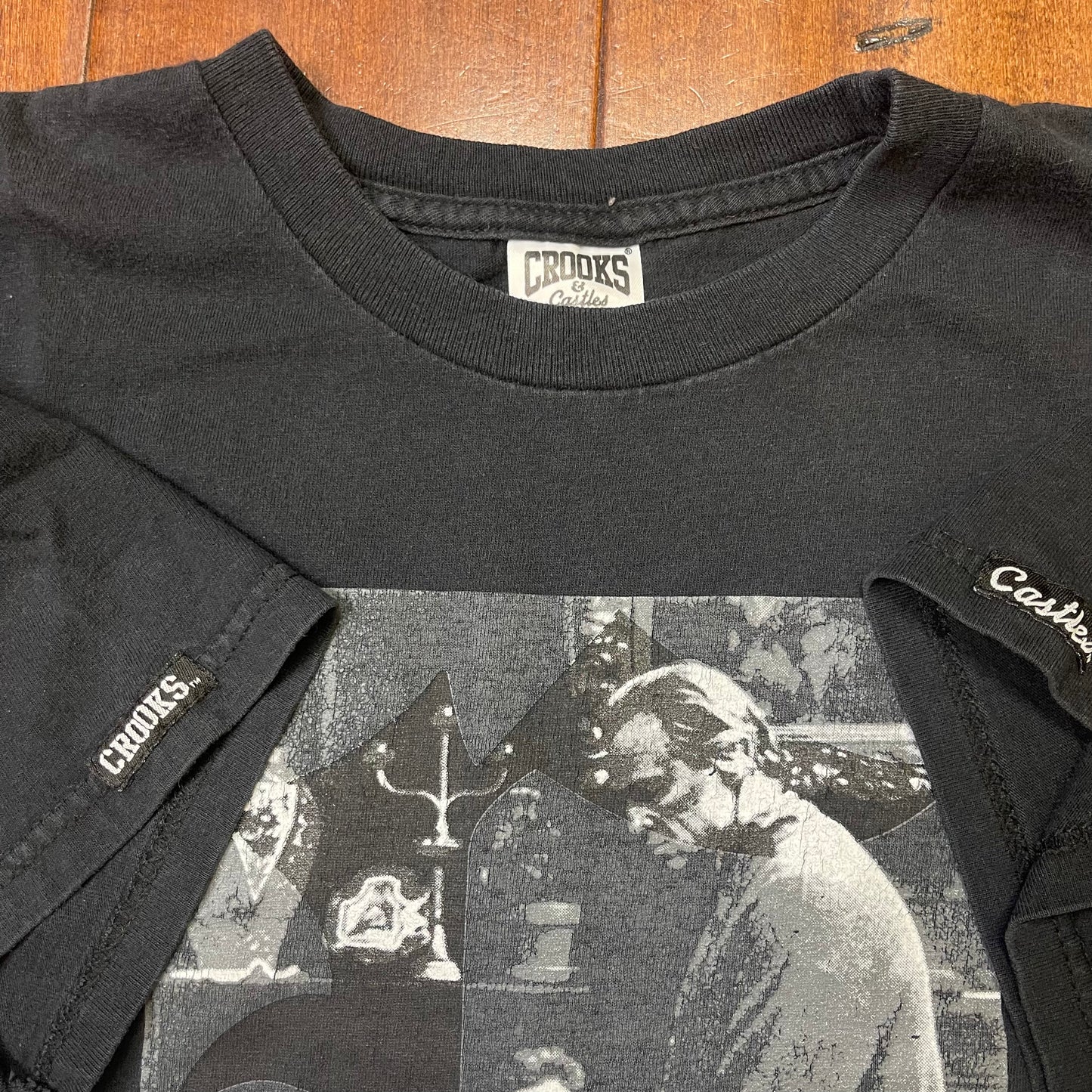 THRIFTED “FAMILY FIRST” CROOKS & CASTLES T-SHIRT