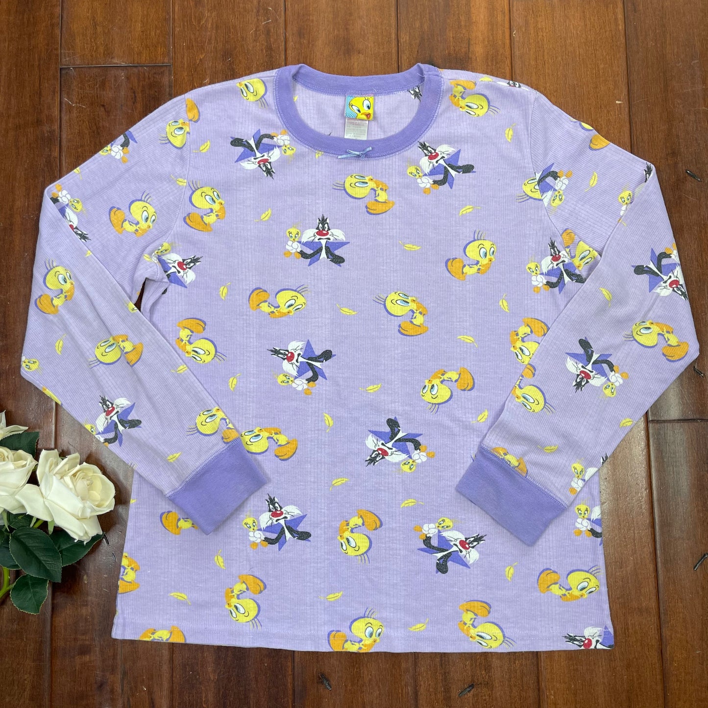 VINTAGE TWEETY BIRD & SYLVESTER THERMAL LONG SLEEVE