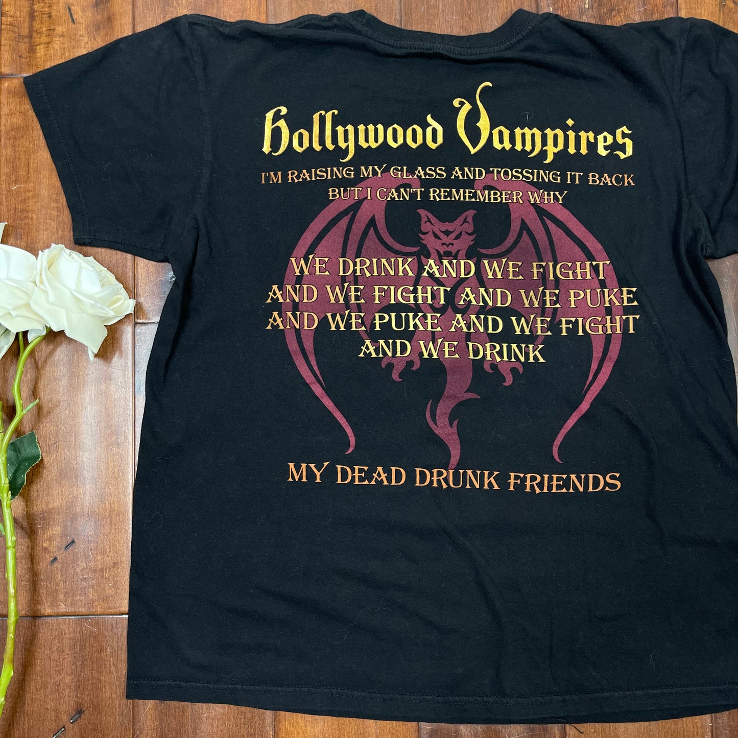 THRIFTED “HOLLYWOOD VAMPIRES” T-SHIRT