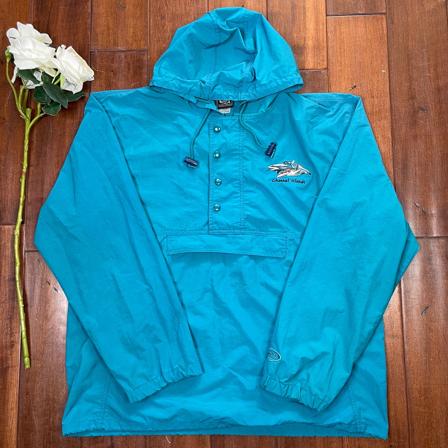 VINTAGE Y2K WINDBREAKER HOODIE