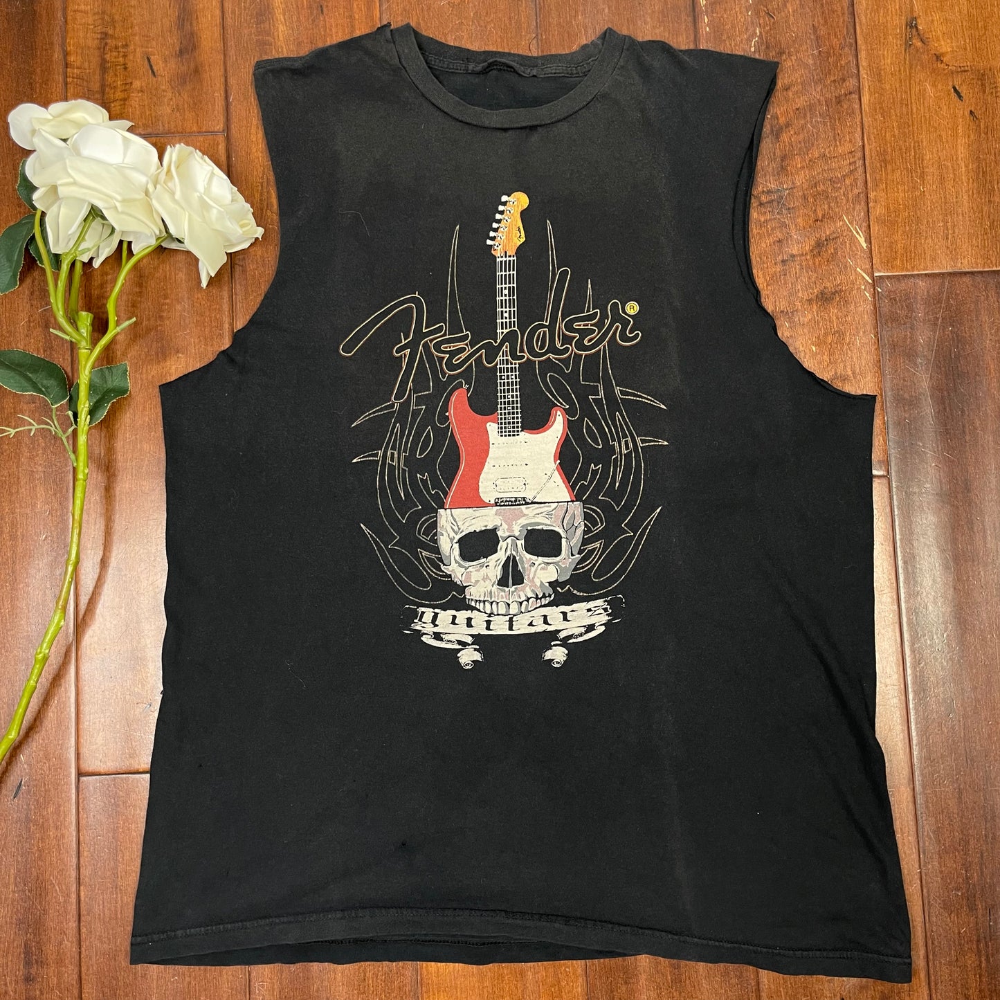 THRIFTED FENDER CUT-UP TEE