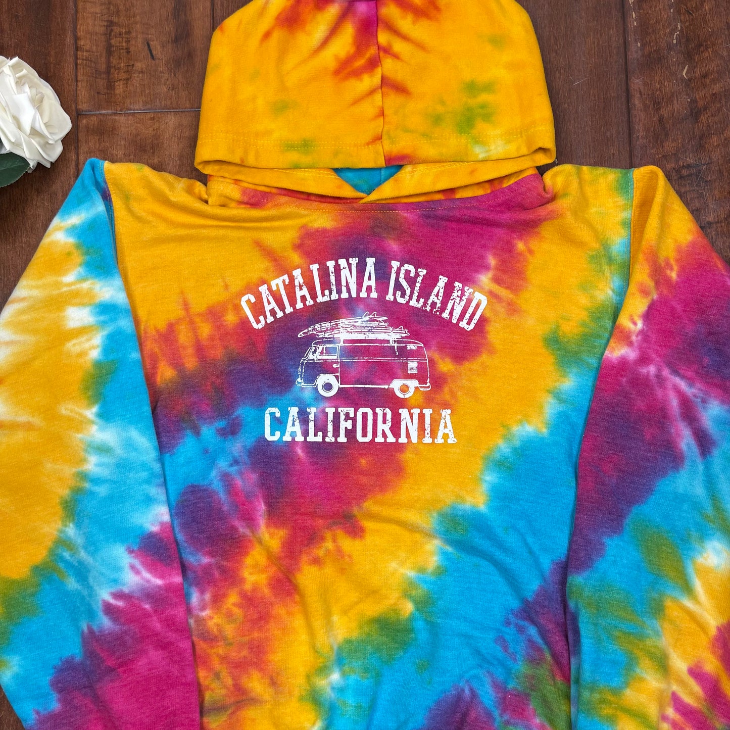 THRIFTED CATALINA ISLAND CALIFORNIA HOODIE
