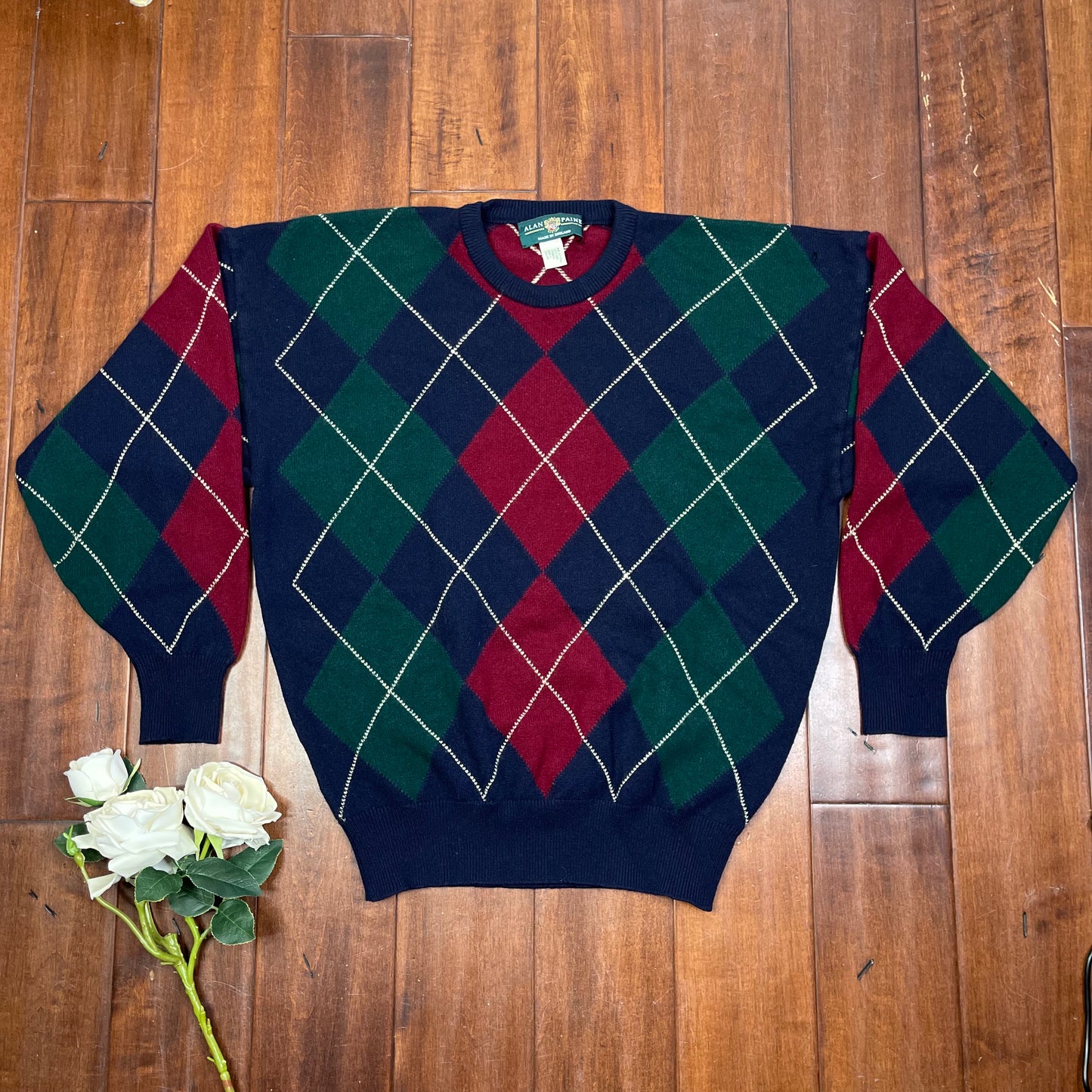 VINTAGE 80’S ARGYLE SWEATER
