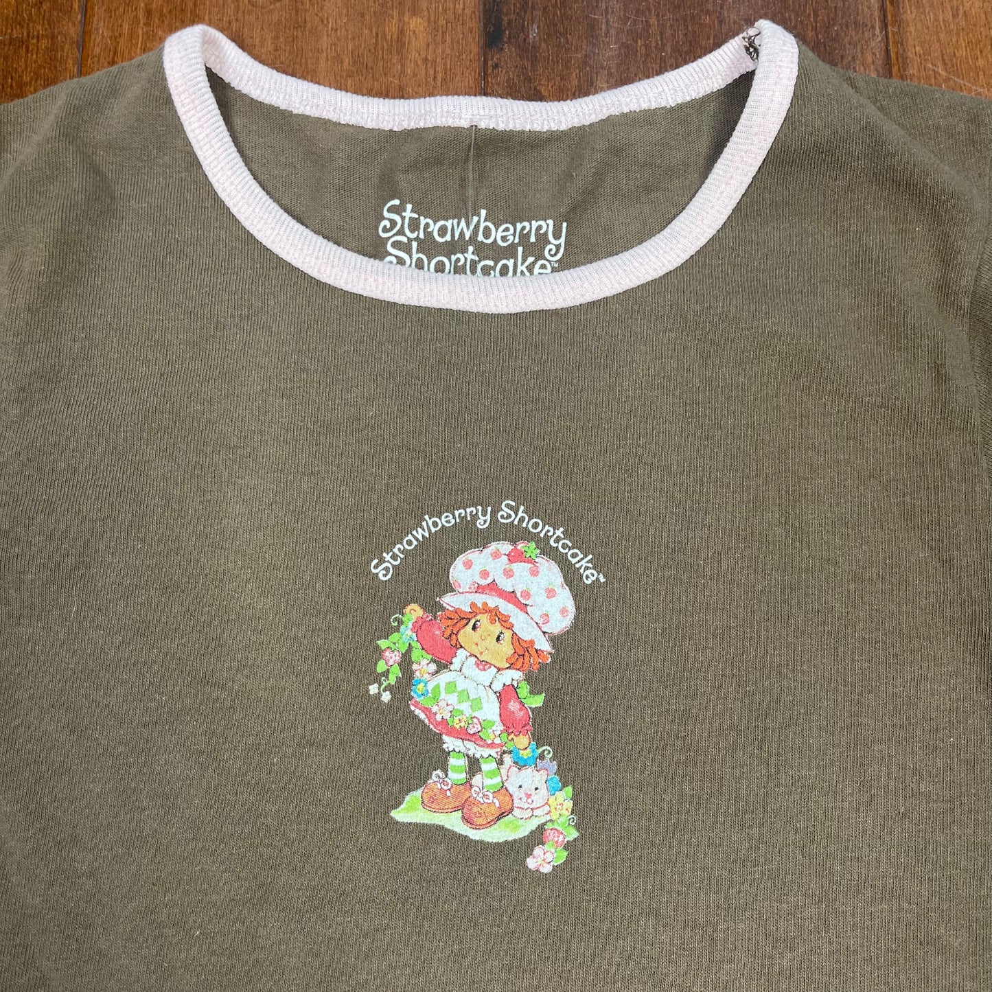 THRIFTED STRAWBERRY SHORTCAKE BABY TEE