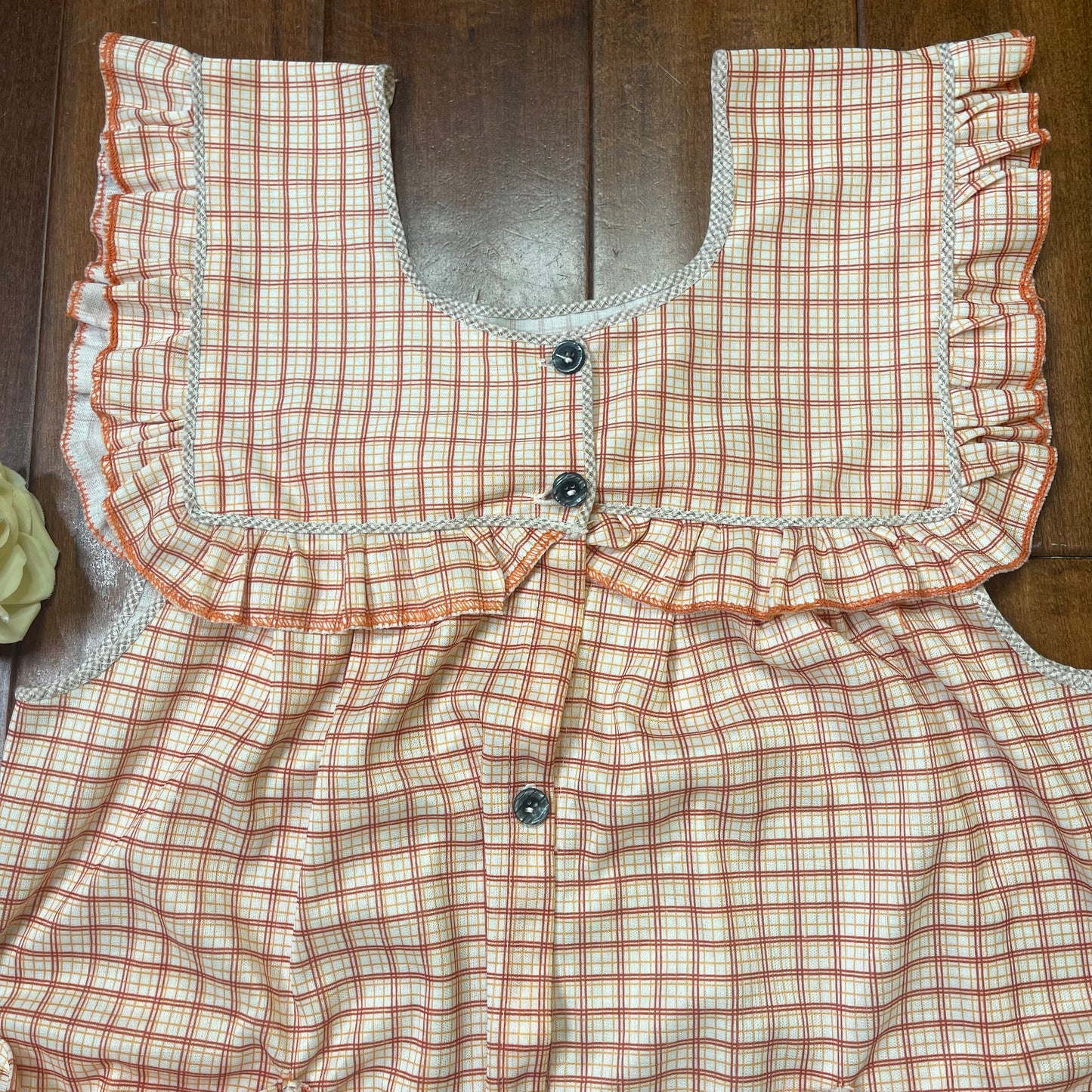 VINTAGE PINAFORE TOP DRESS