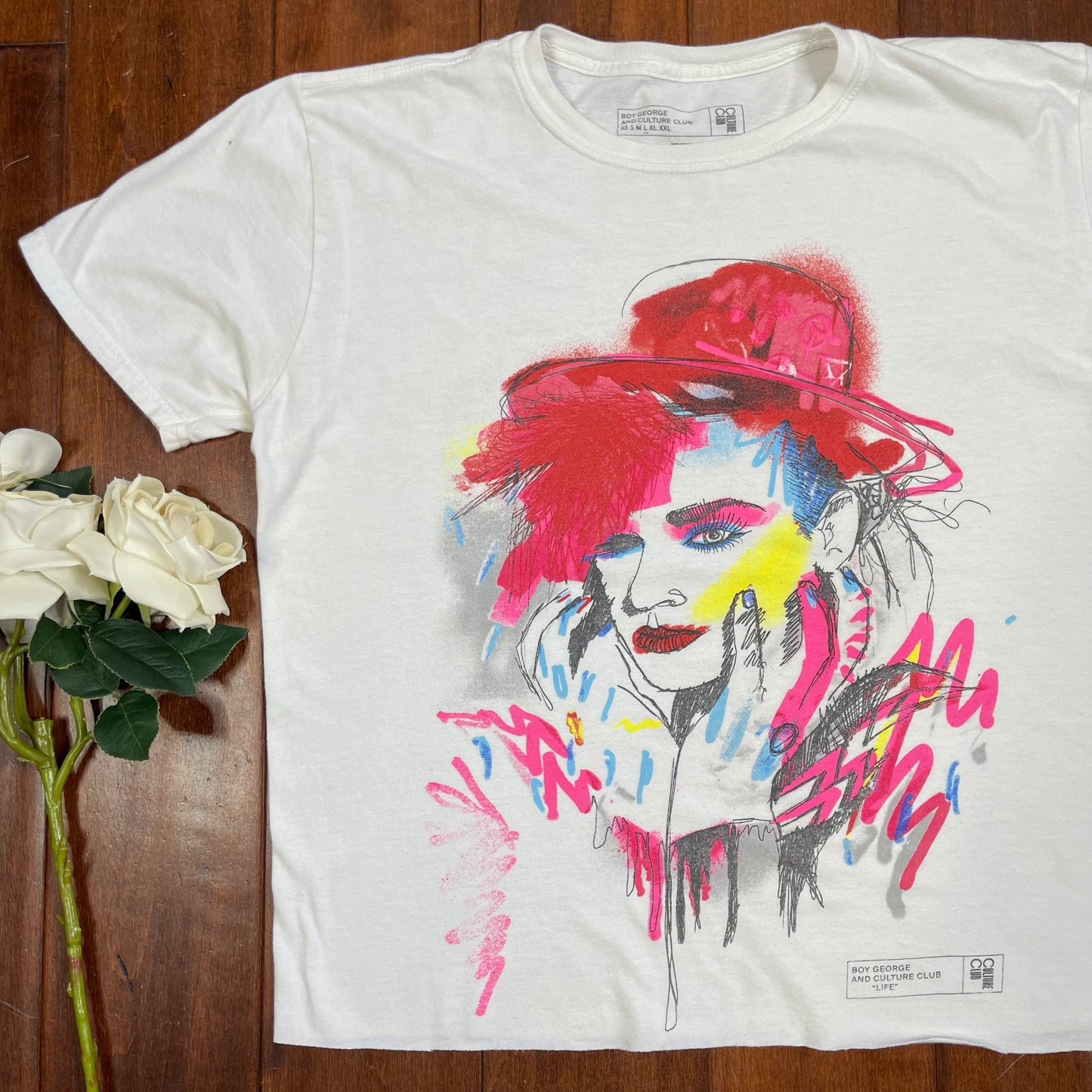 THRIFTED BOY GEORGE CUT-UP TEE