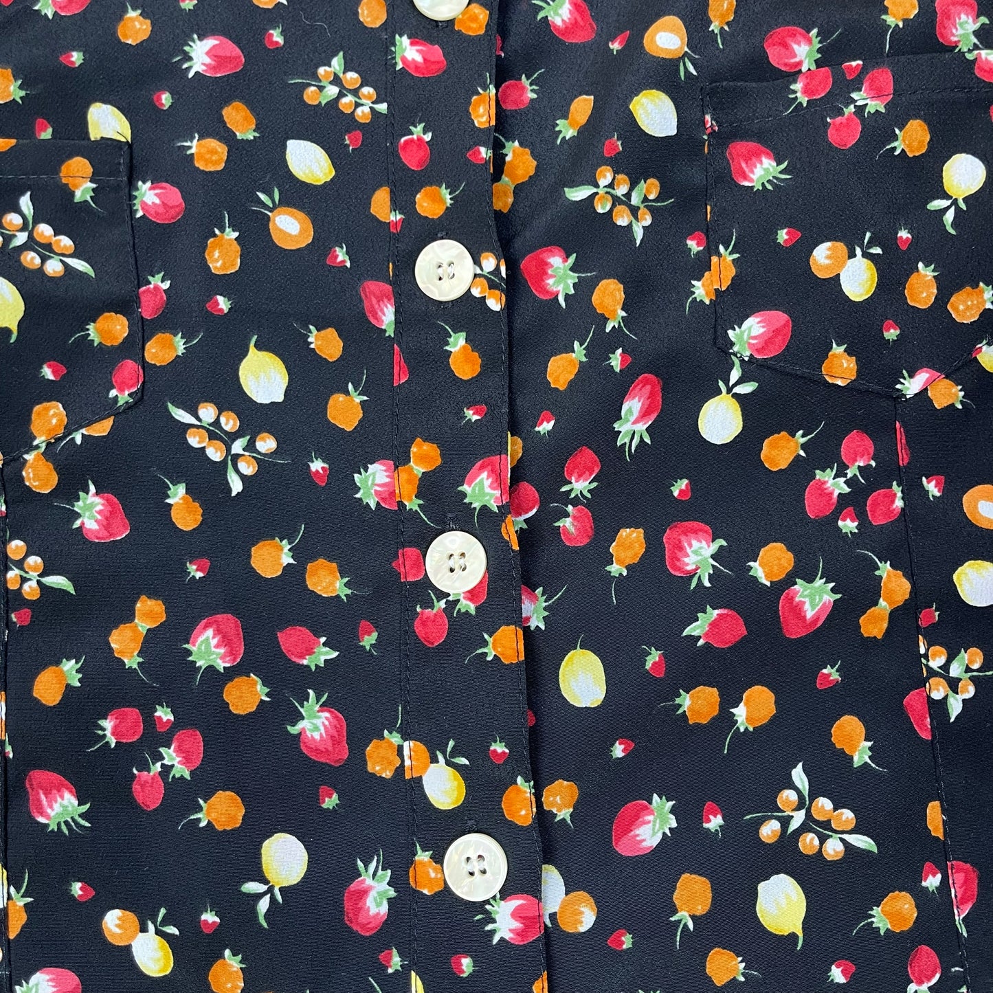 VINTAGE 90’S BUTTON-UP FRUTAS MINI DRESS