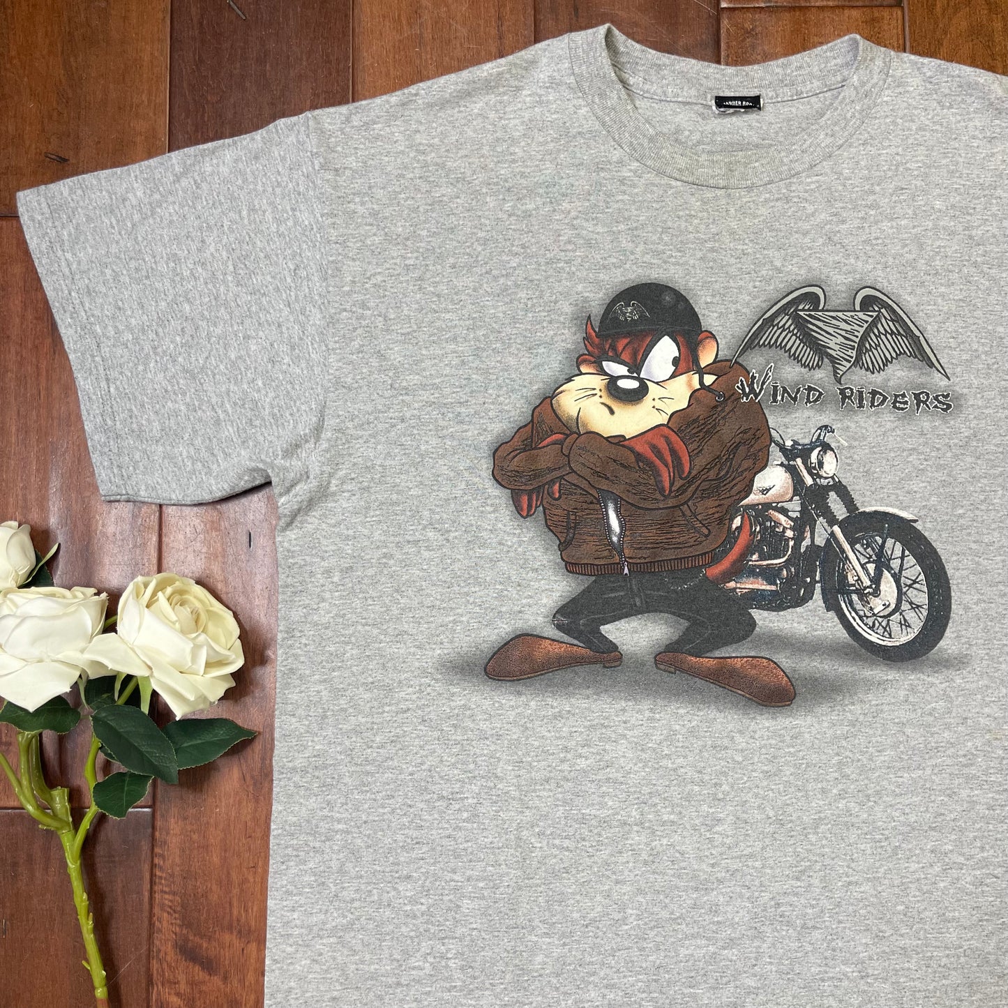 VINTAGE LOONEY TUNES TAZ HARLEY DAVIDSON T-SHIRT
