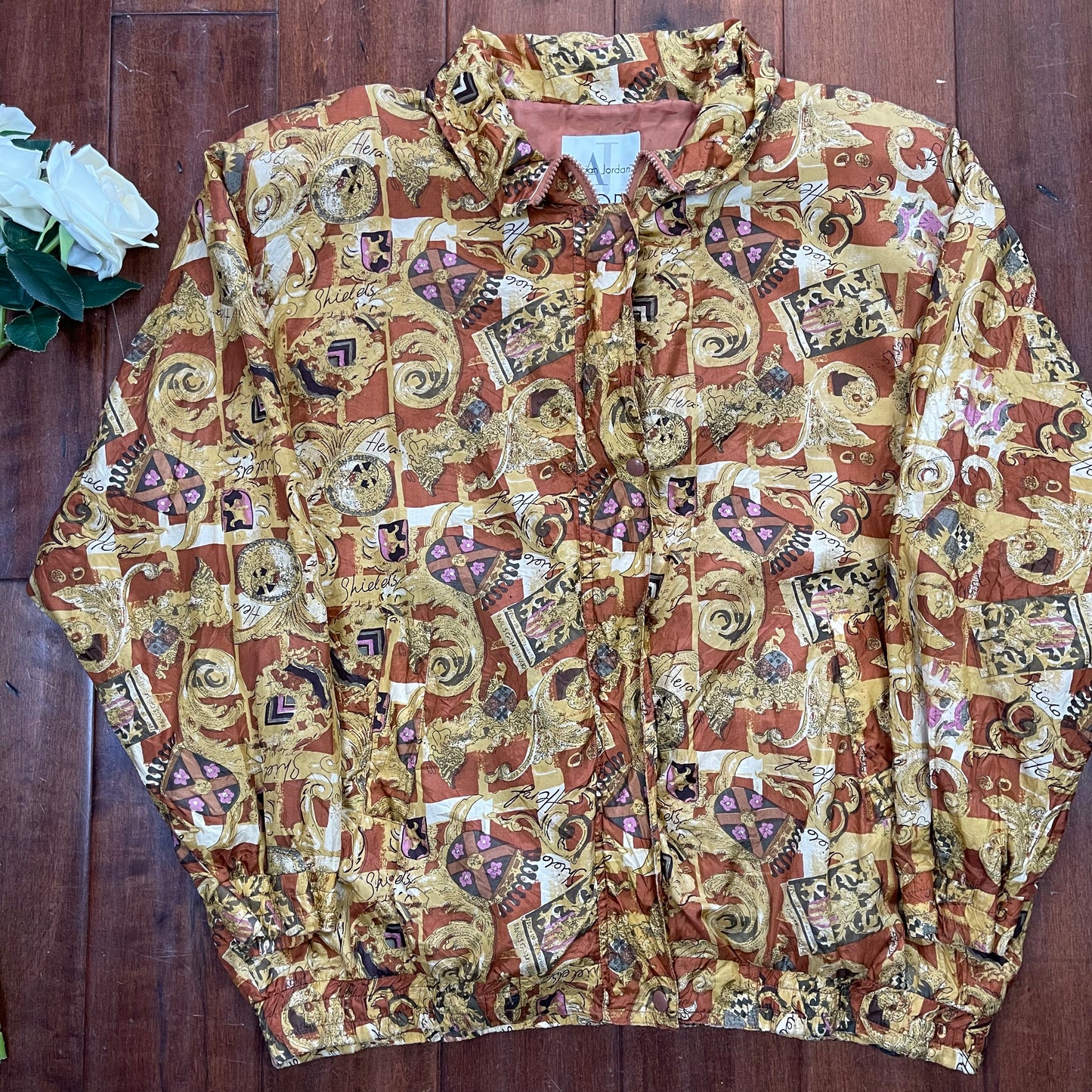 VINTAGE WINDBREAKER ZIP-UP JACKET