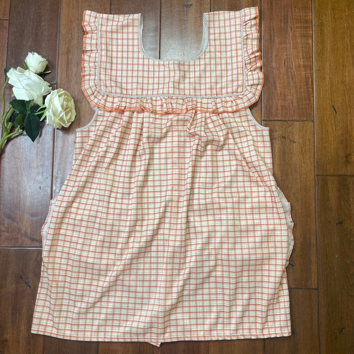 VINTAGE PINAFORE TOP DRESS