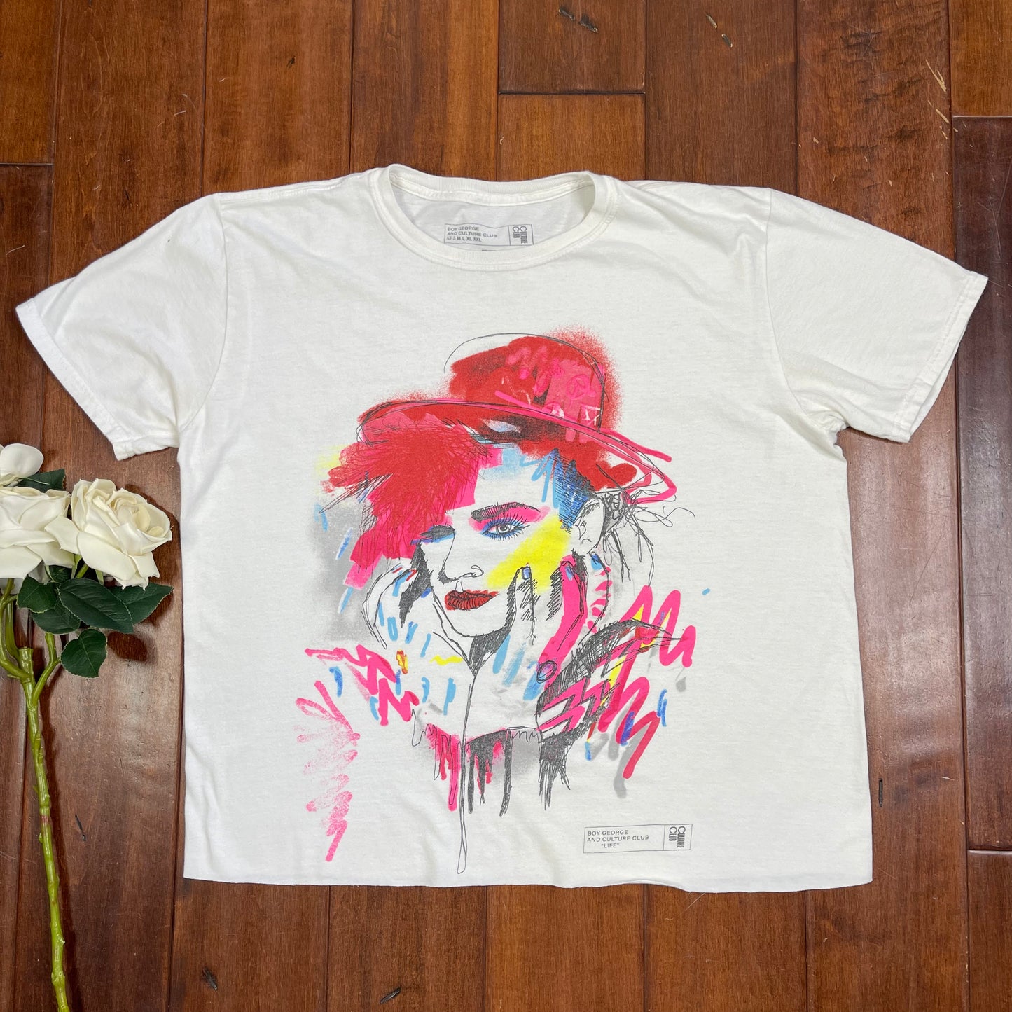 THRIFTED BOY GEORGE CUT-UP TEE