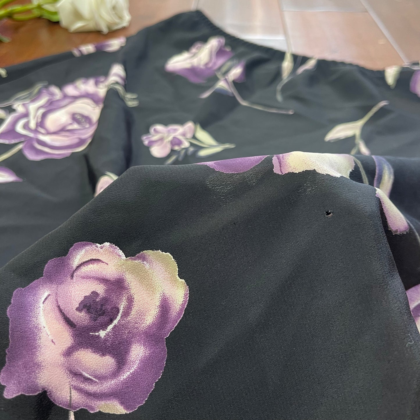 VINTAGE Y2K FLORAL MID SKIRT