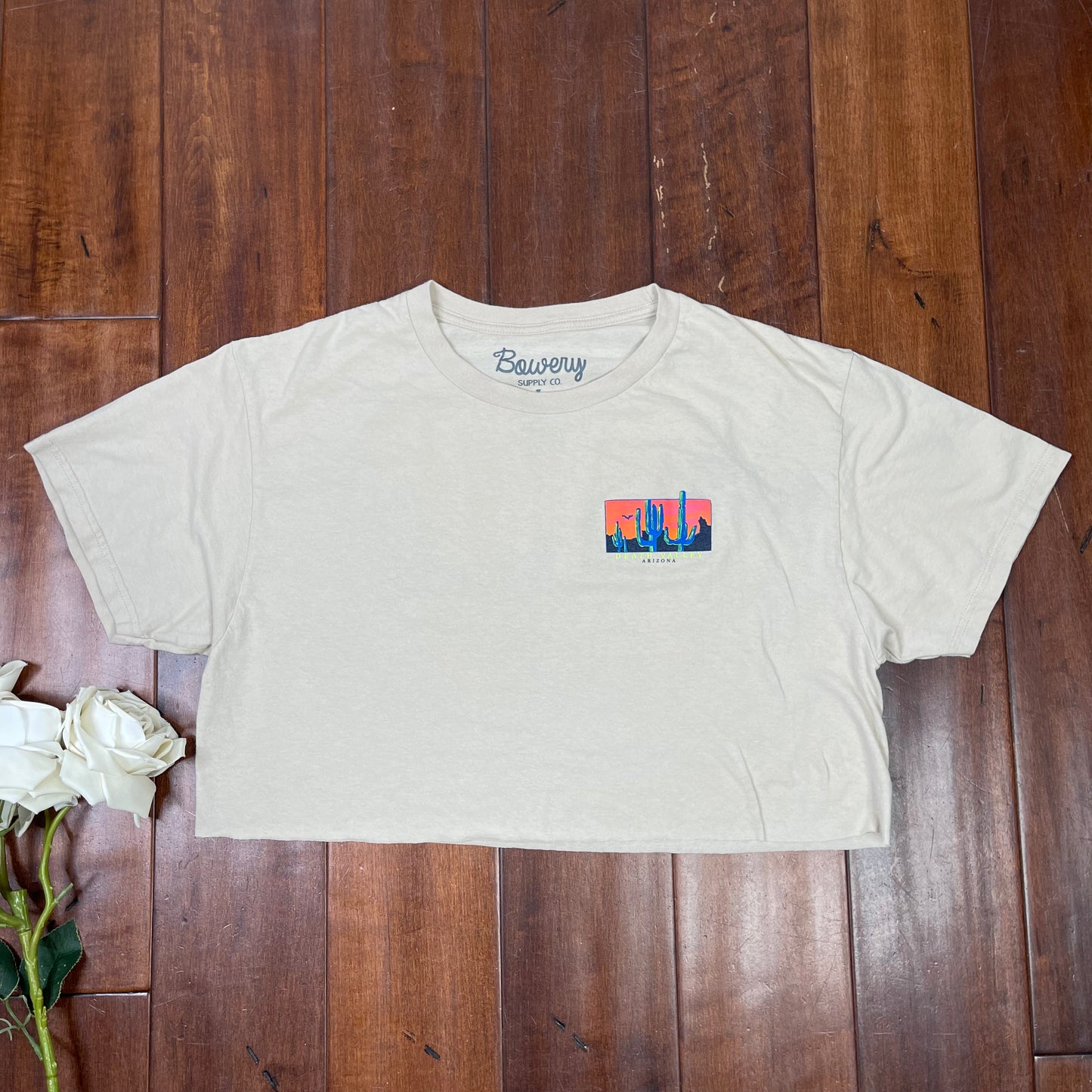 THRIFTED DEATH VALLEY ARIZONA CUT-UP TEE
