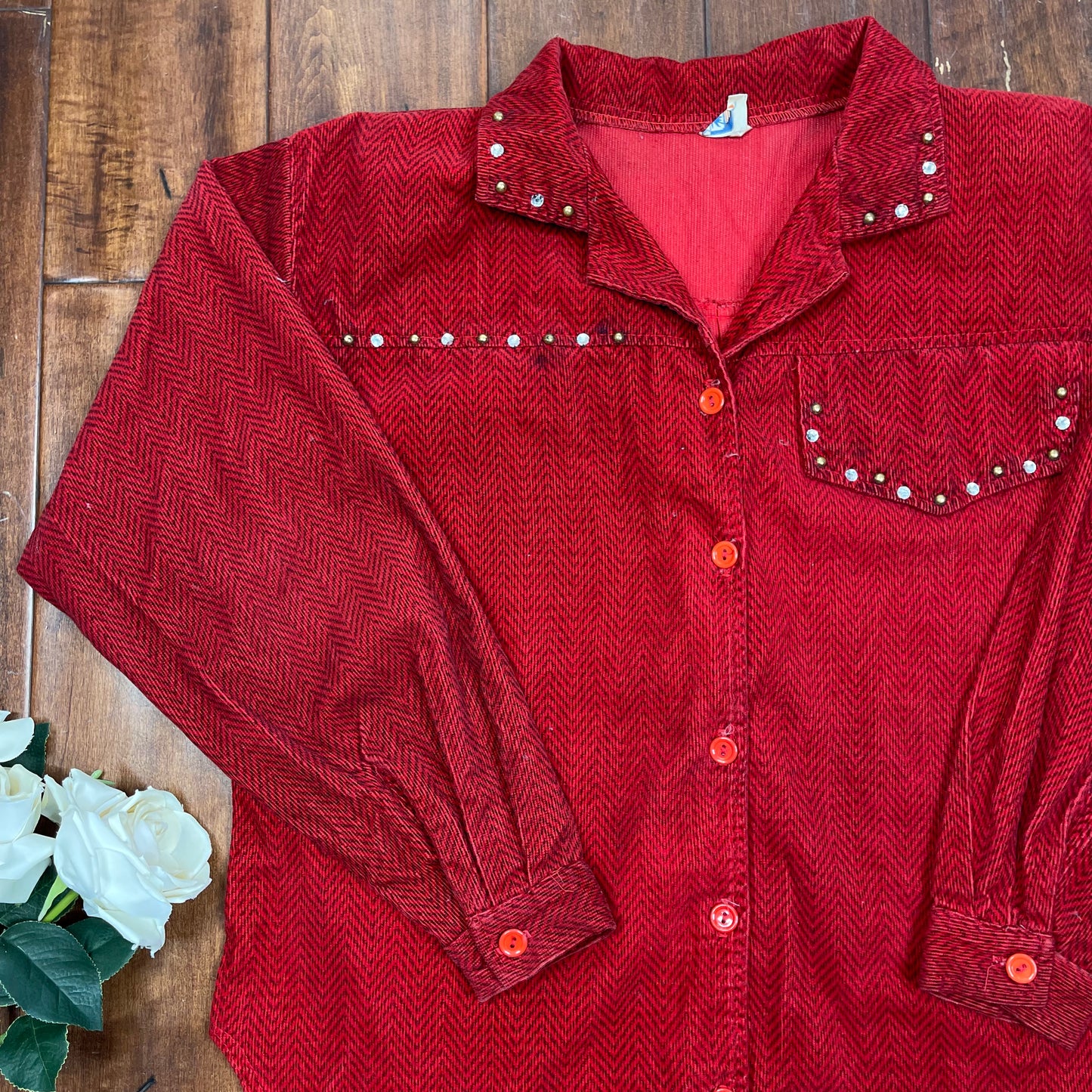 VINTAGE 80’S WESTERN STYLE BUTTON-UP