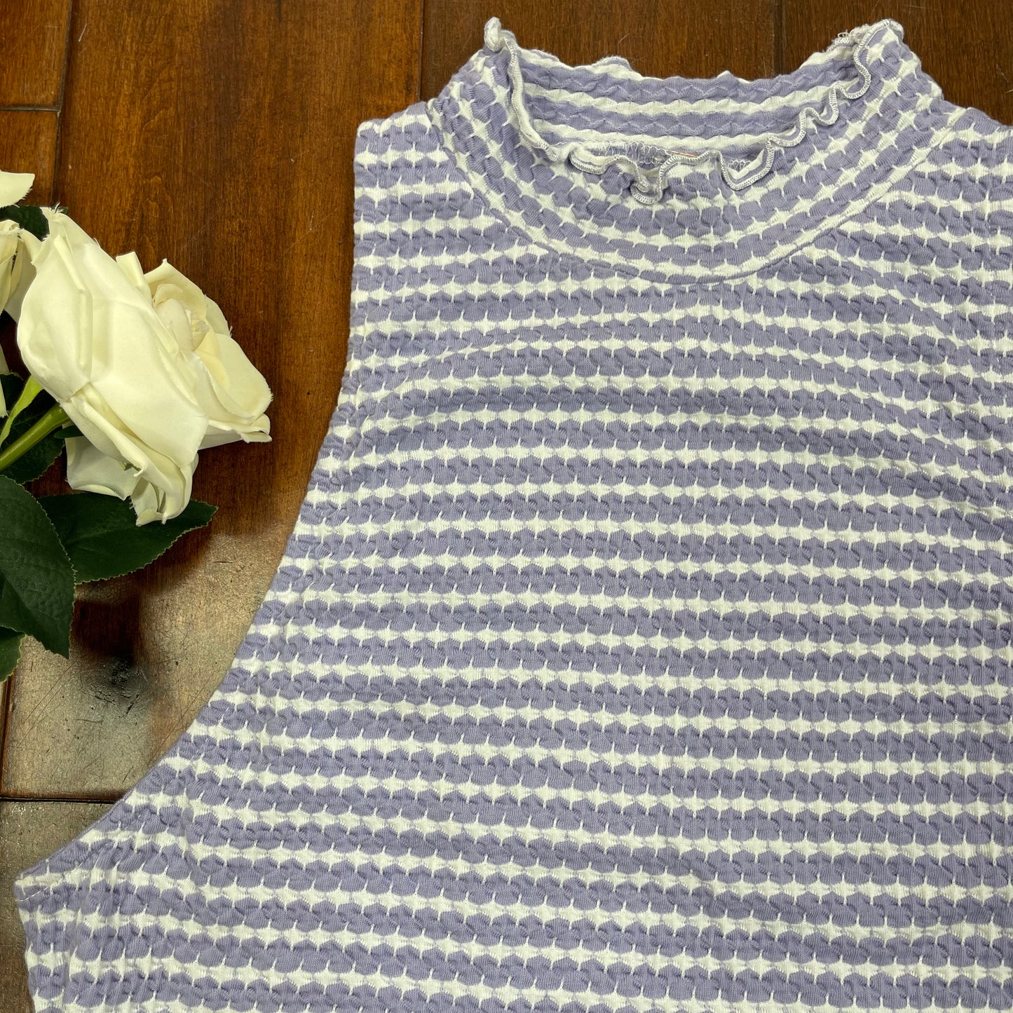 THRIFTED FREE PEOPLE MOCK NECK TOP