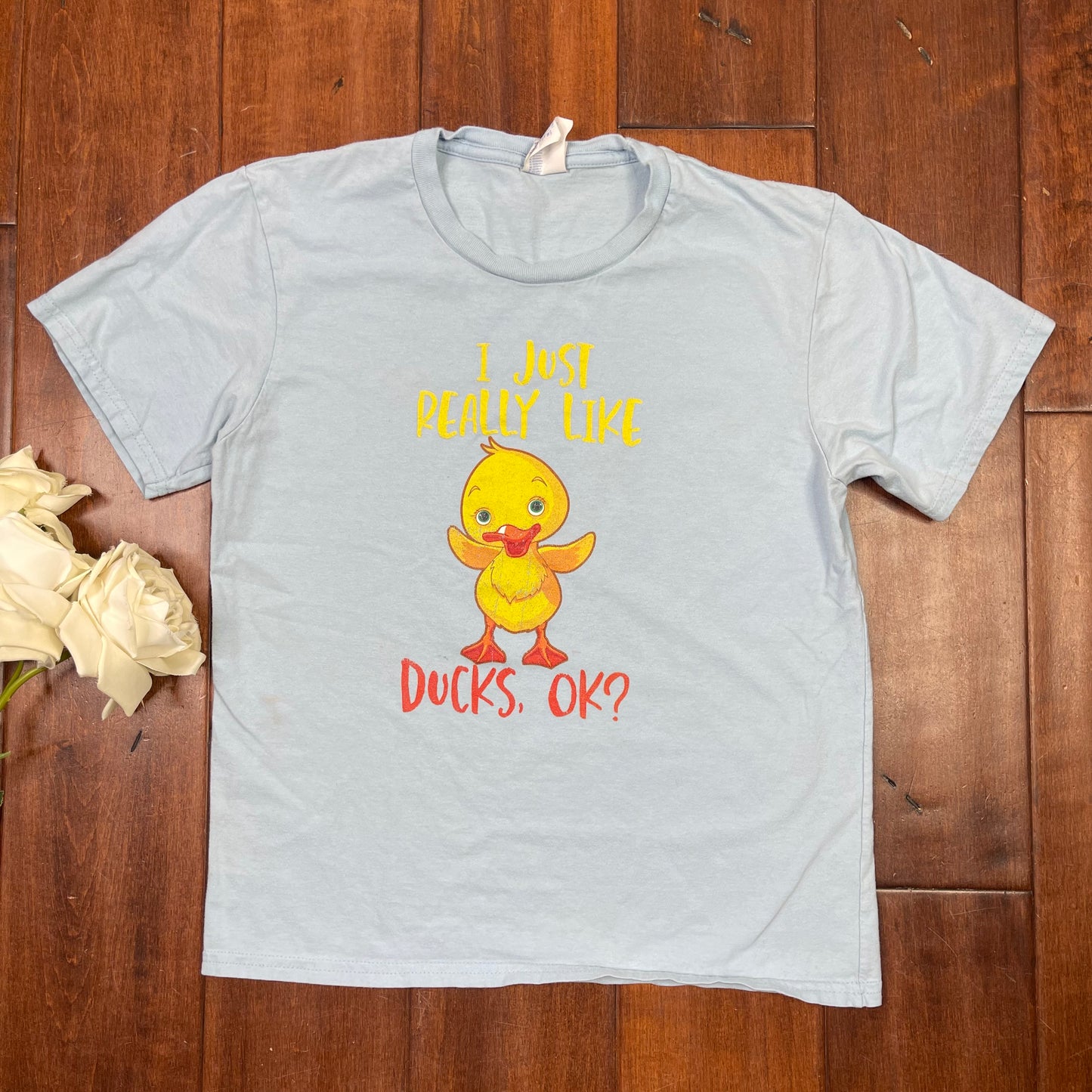 THRIFTED “I JUST REALLY LIKE DUCKS, OK?” TEE