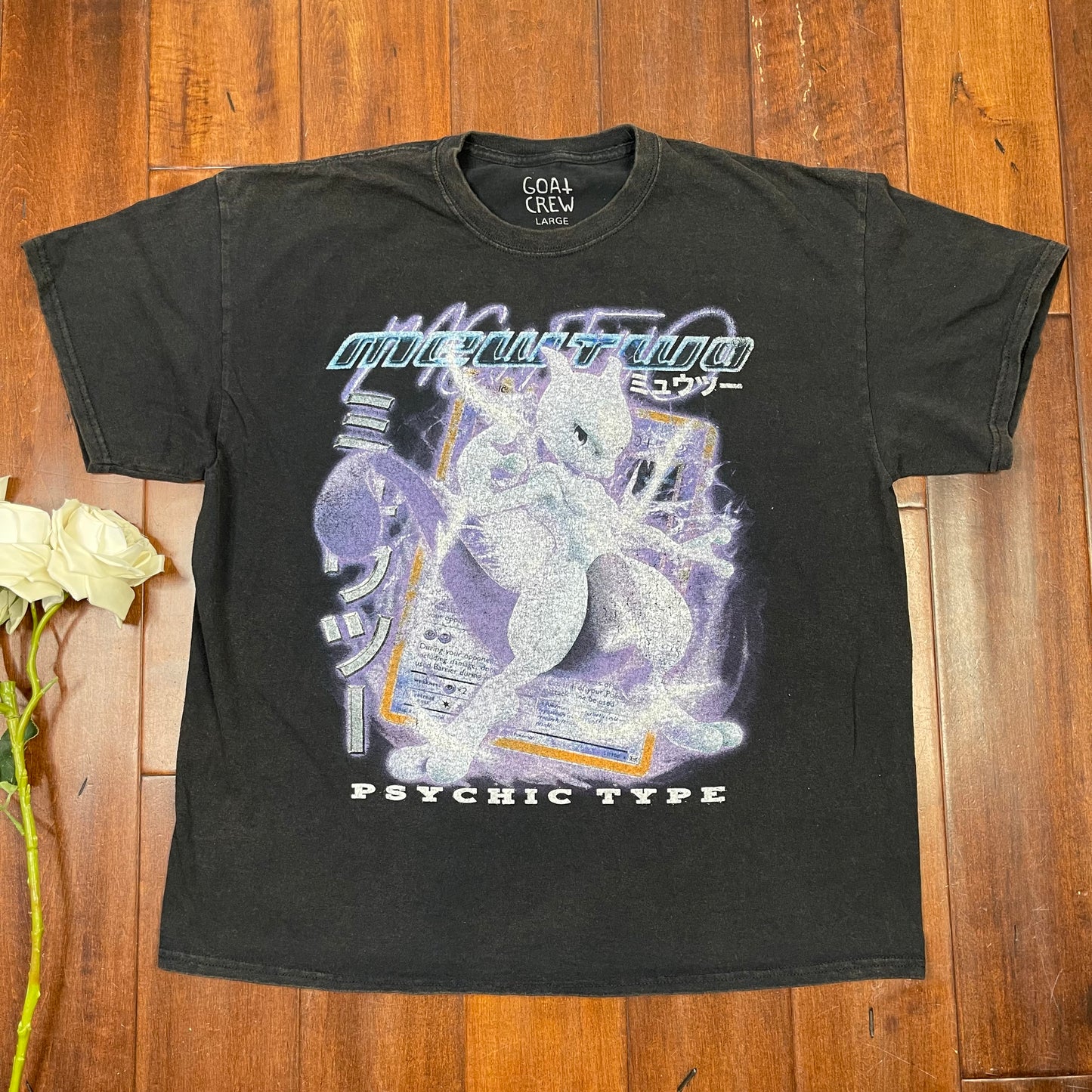 THRIFTED “MEWTWO” T-SHIRT