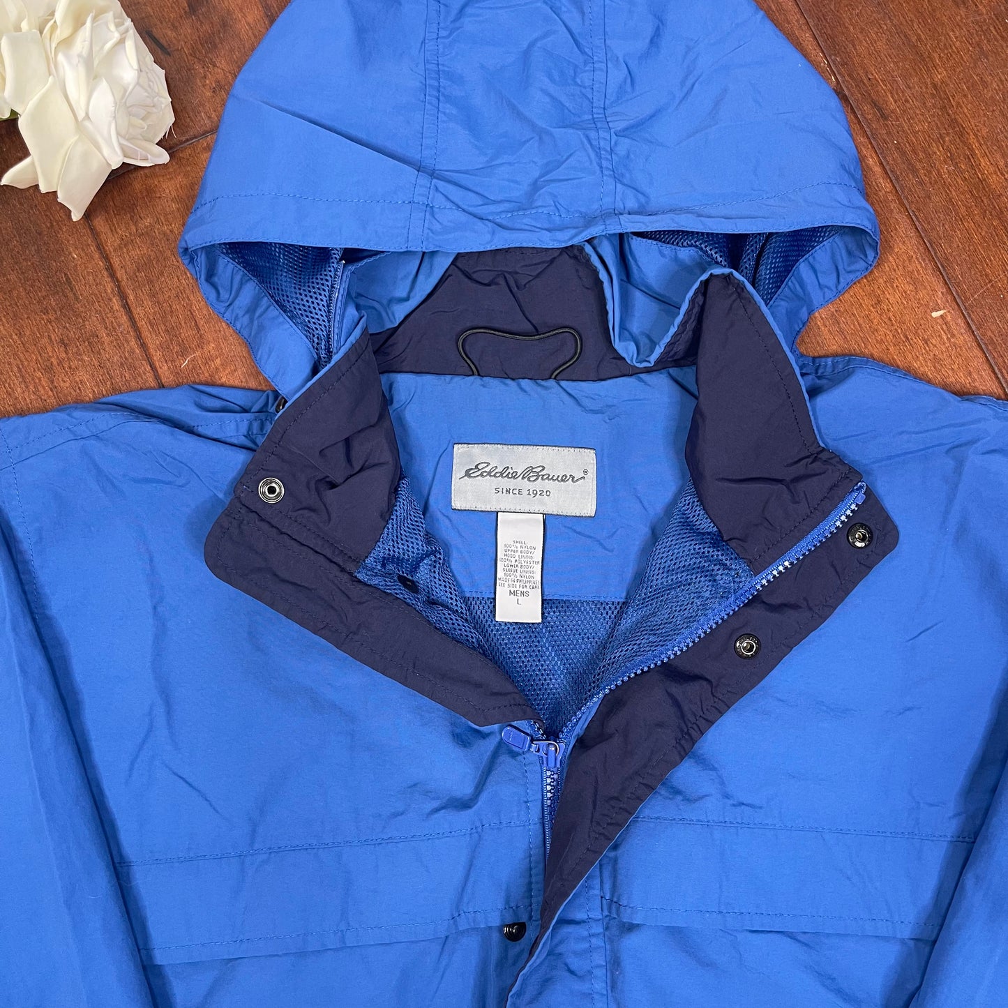 THRIFTED EDDIE BAUER ZIP-UP WINDBREAKER