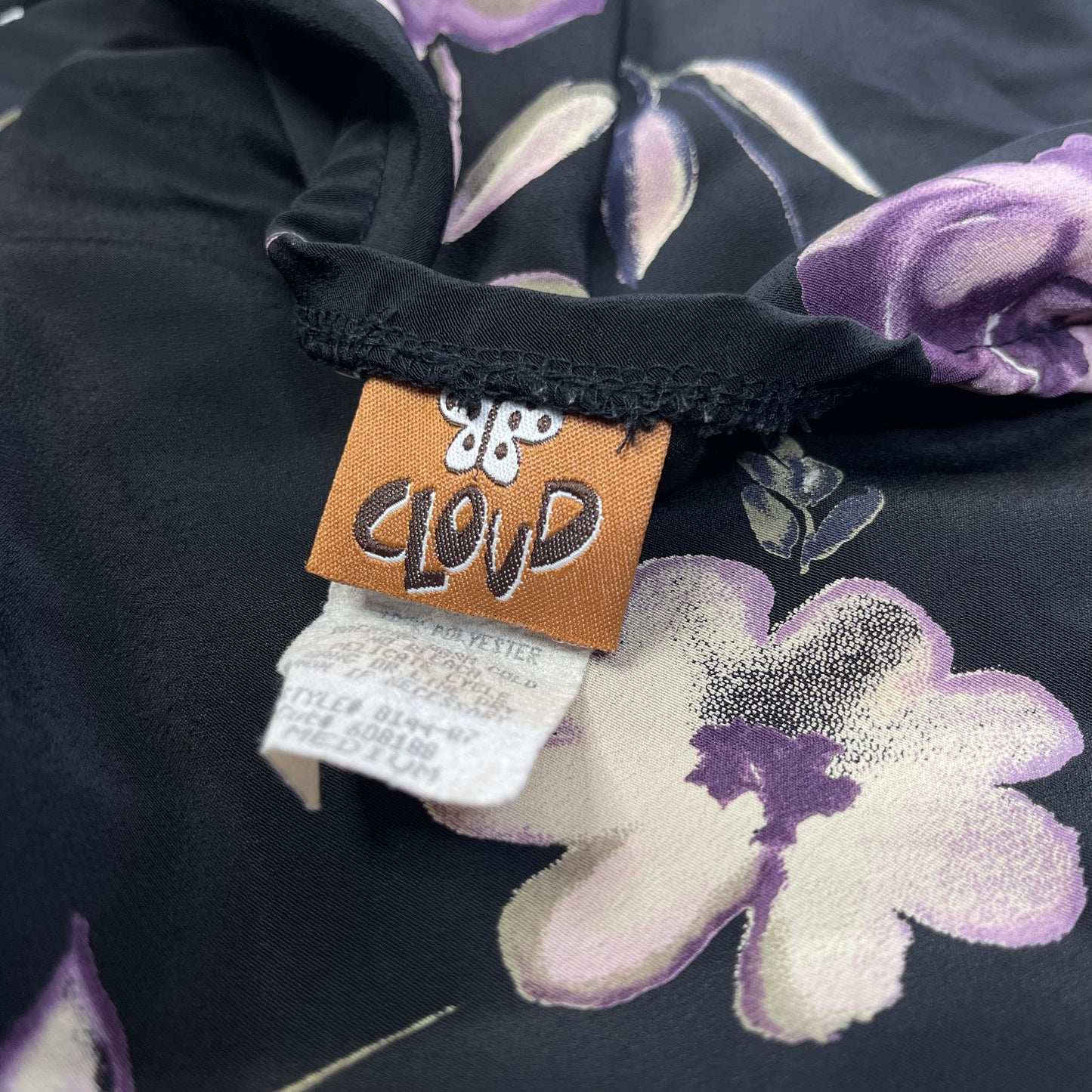 VINTAGE Y2K FLORAL MID SKIRT