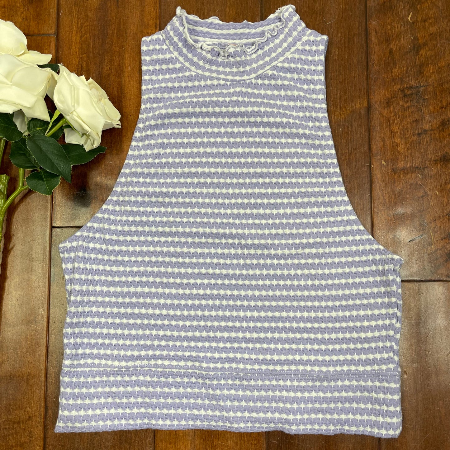 THRIFTED FREE PEOPLE MOCK NECK TOP
