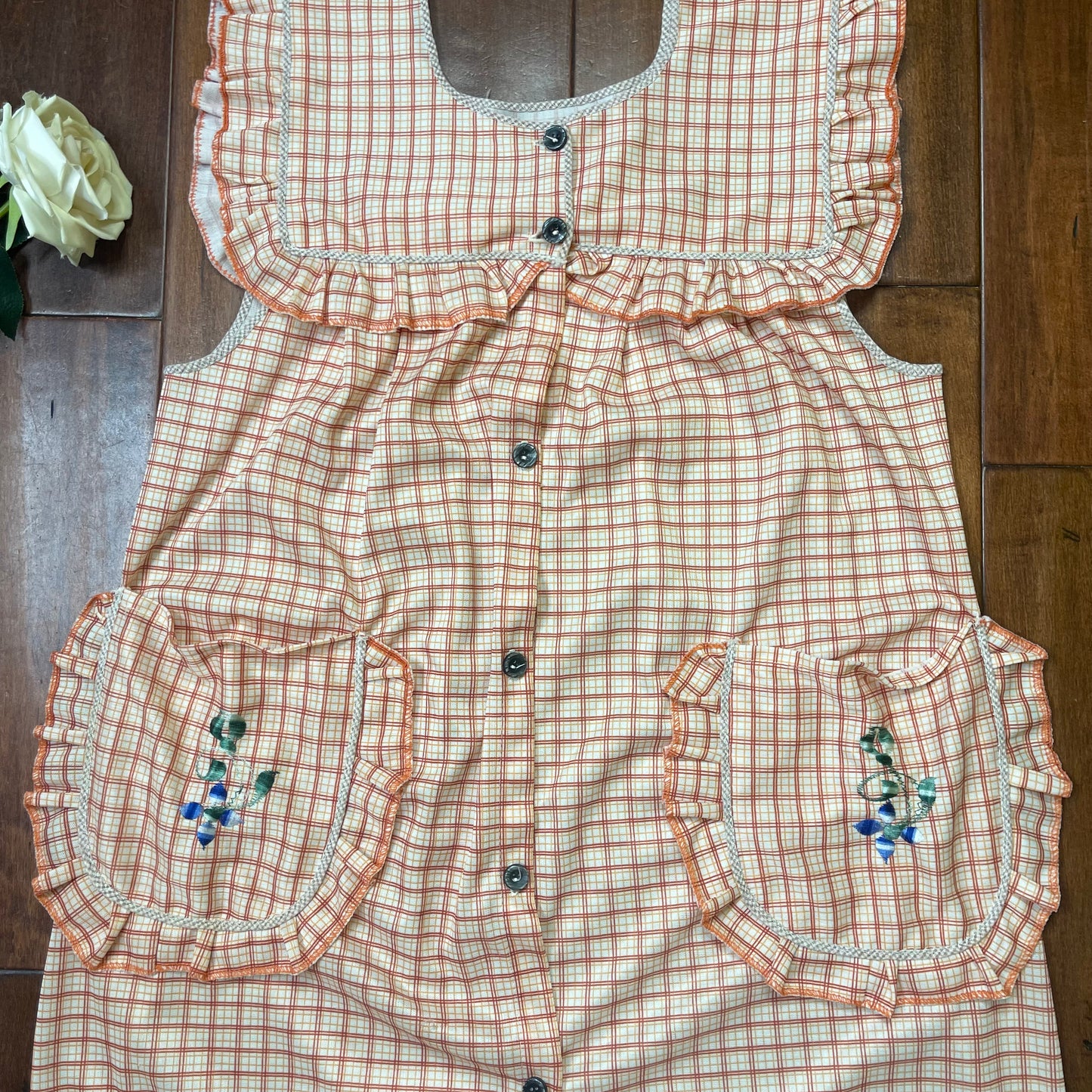 VINTAGE PINAFORE TOP DRESS