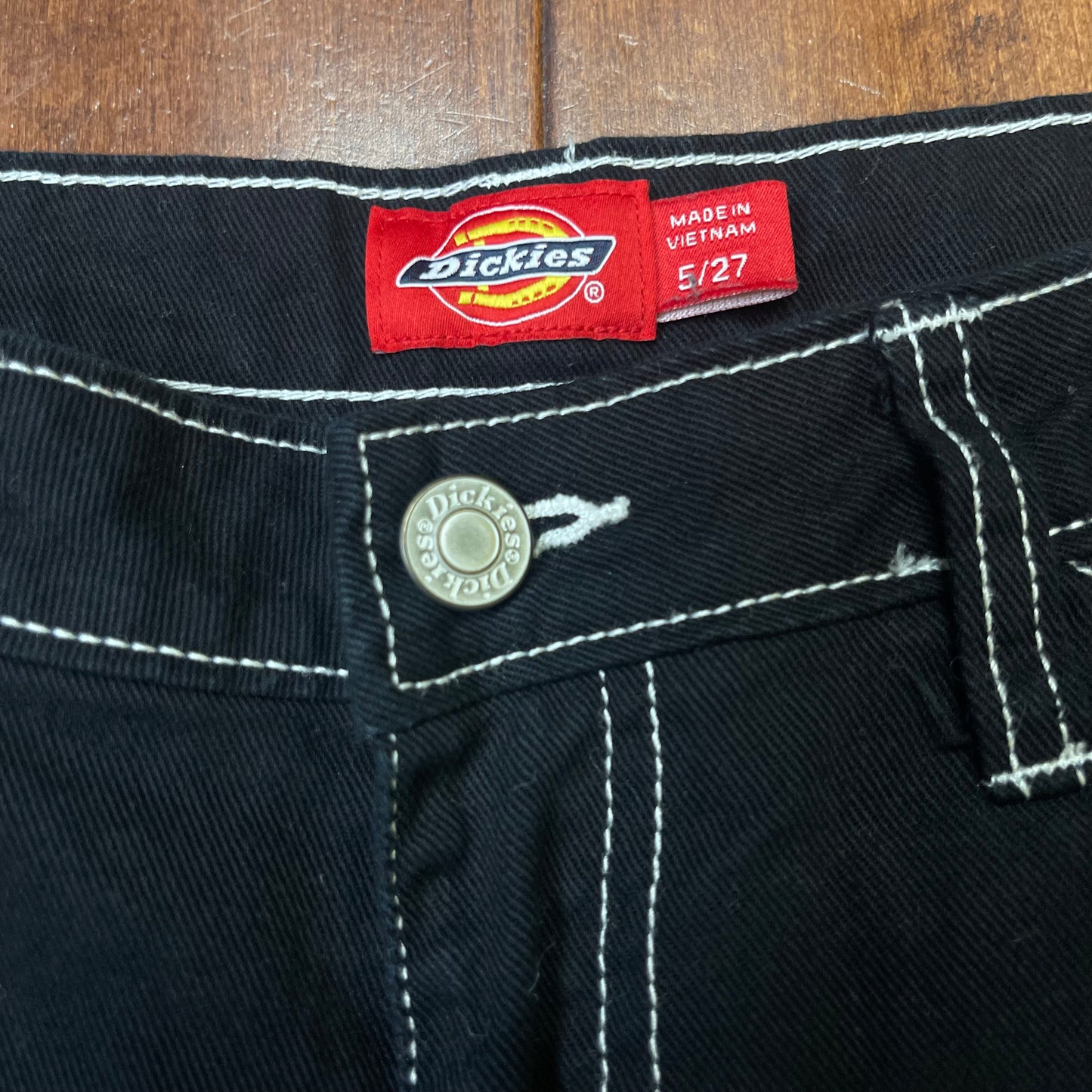 THRIFTED DICKIES MID-RISE CARPENTER STYLE STRAIGHT-LEG PANTS