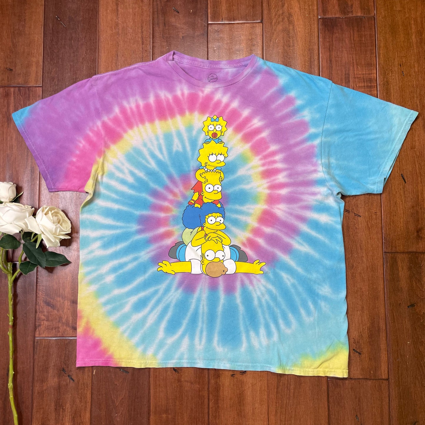 THRIFTED THE SIMPSONS T-SHIRT