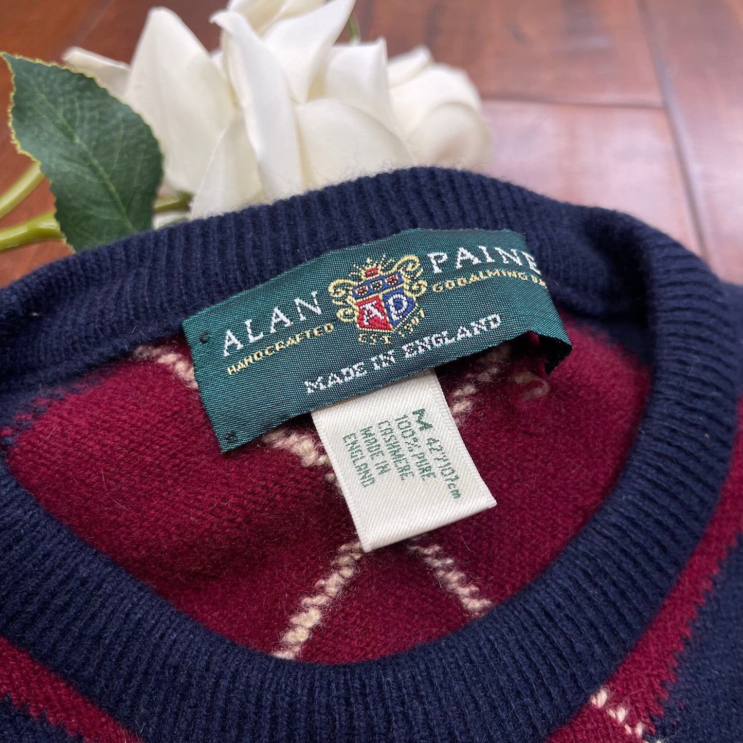 VINTAGE 80’S ARGYLE SWEATER