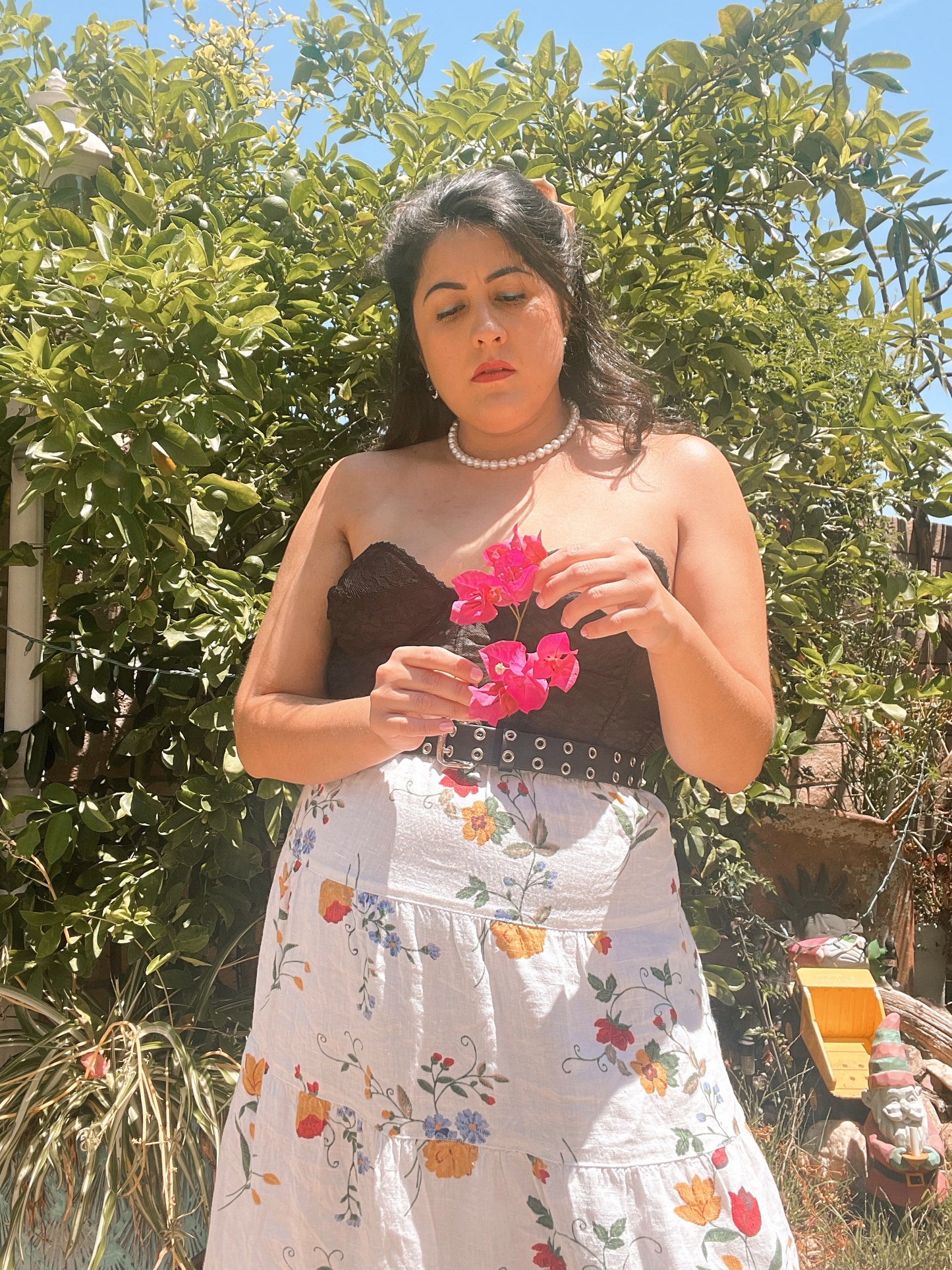 VINTAGE 90’S FLORAL MAXI SKIRT