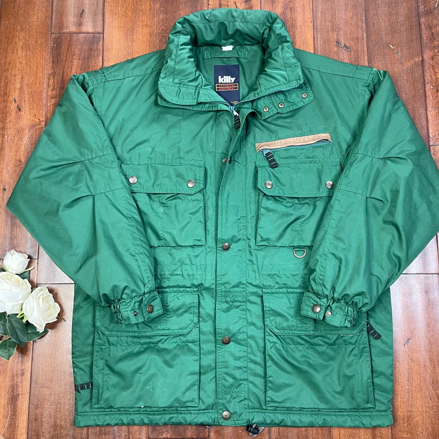 THRIFTED ZIP-UP SKI JACKET