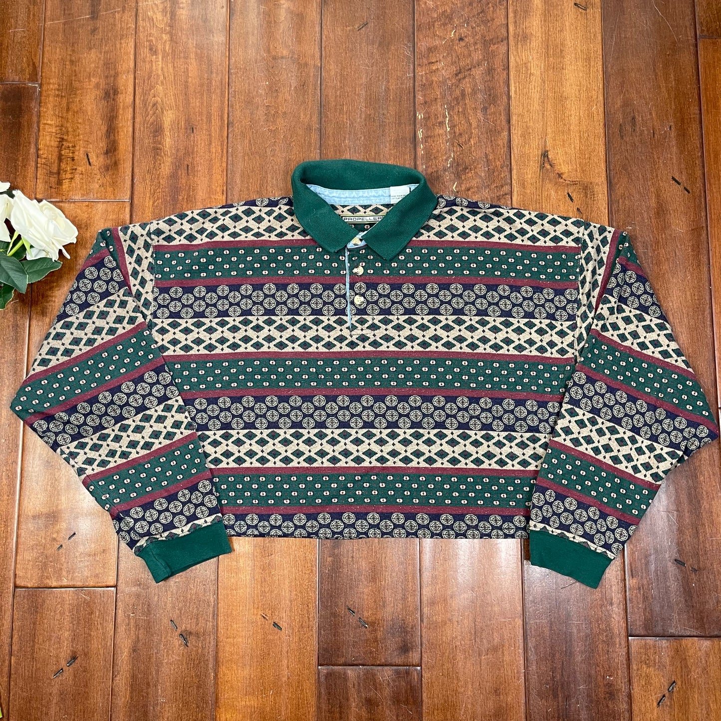 VINTAGE 90’S CROPPED POLO