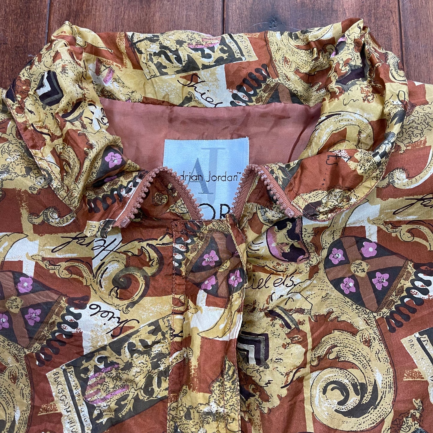 VINTAGE WINDBREAKER ZIP-UP JACKET