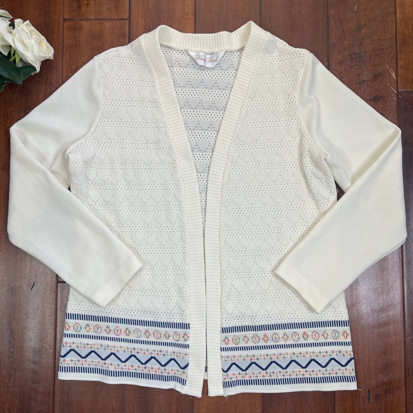 VINTAGE 70’S CARDIGAN DRAPE TOP