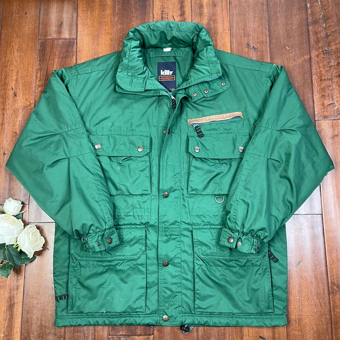 THRIFTED ZIP-UP SKI JACKET