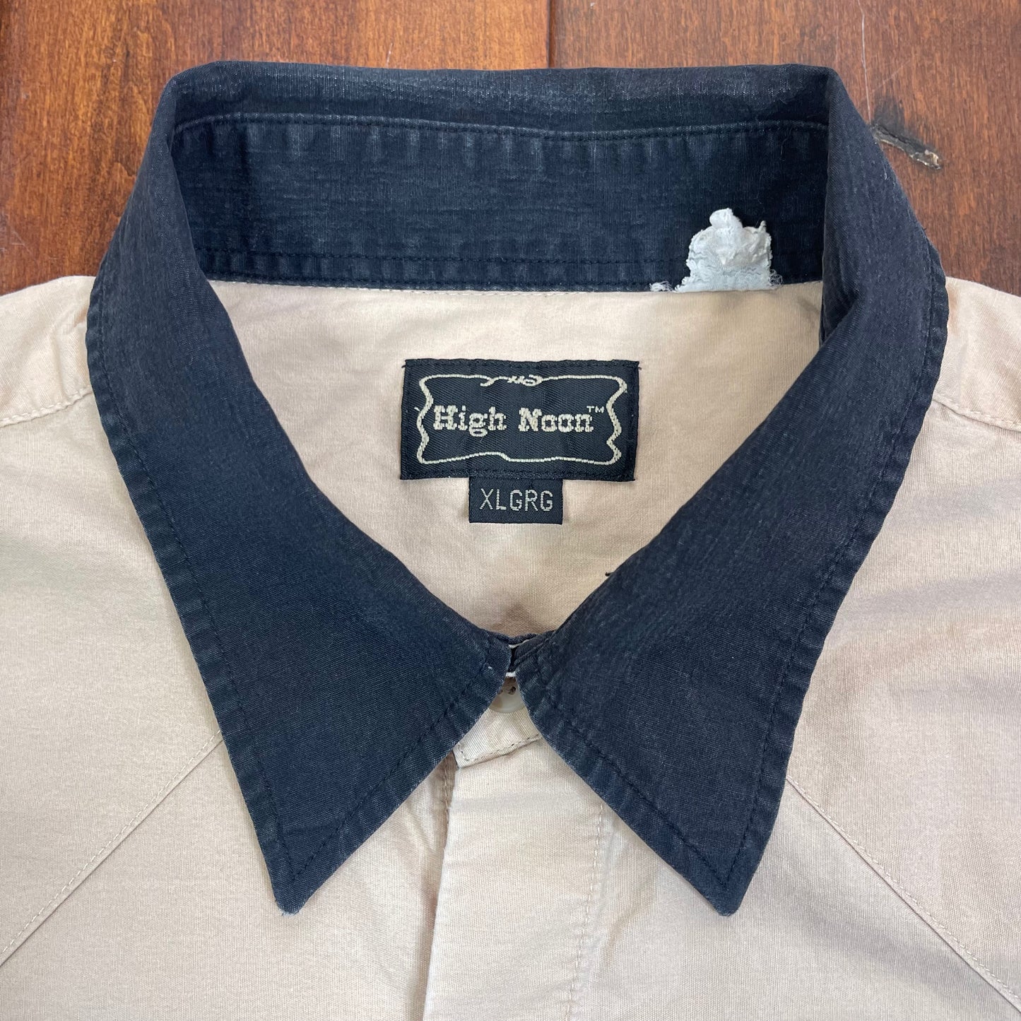 VINTAGE WESTERN CROPPED BUTTON-UP