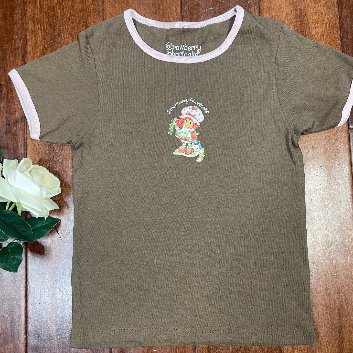 THRIFTED STRAWBERRY SHORTCAKE BABY TEE