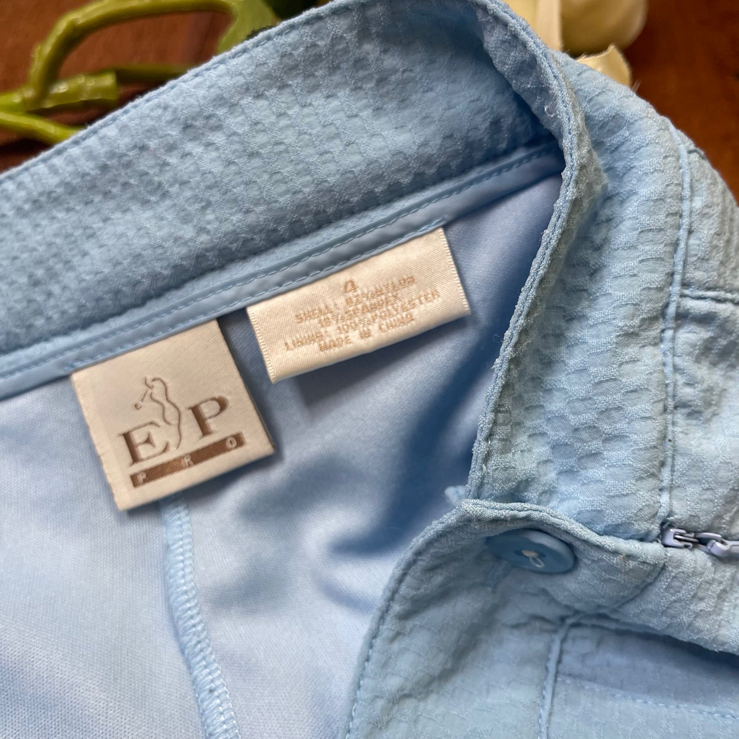 VINTAGE BABY BLUE GOLF SKORT