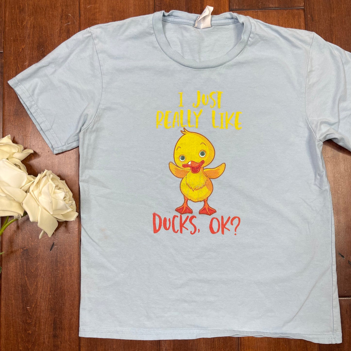 THRIFTED “I JUST REALLY LIKE DUCKS, OK?” TEE