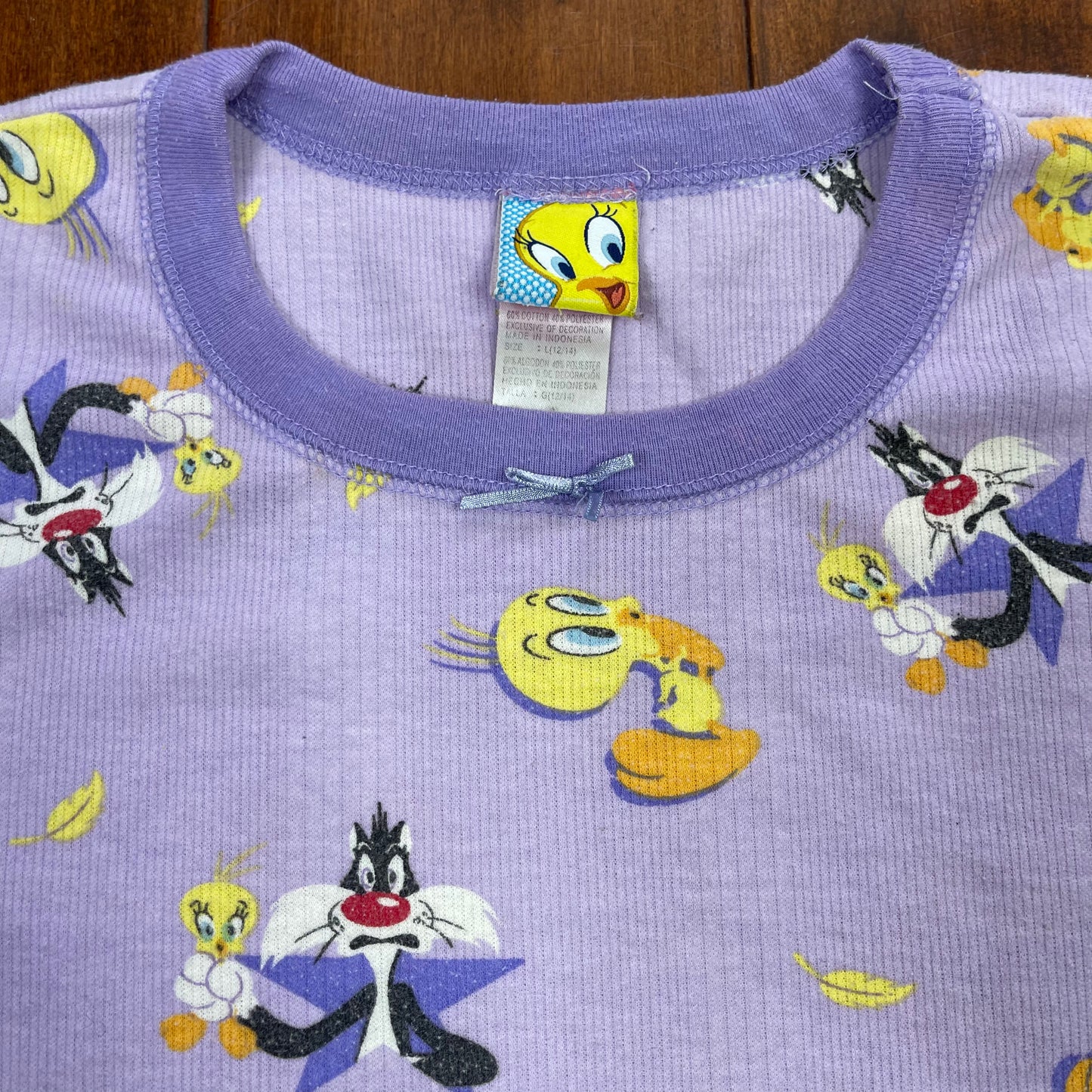 VINTAGE TWEETY BIRD & SYLVESTER THERMAL LONG SLEEVE