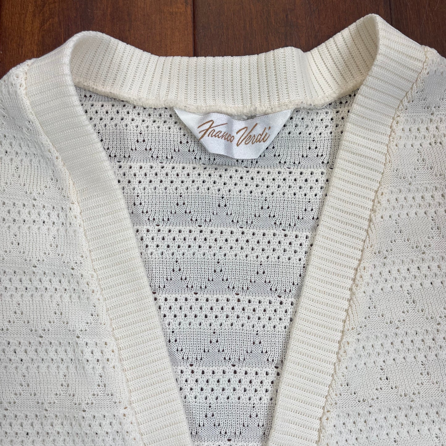 VINTAGE 70’S CARDIGAN DRAPE TOP